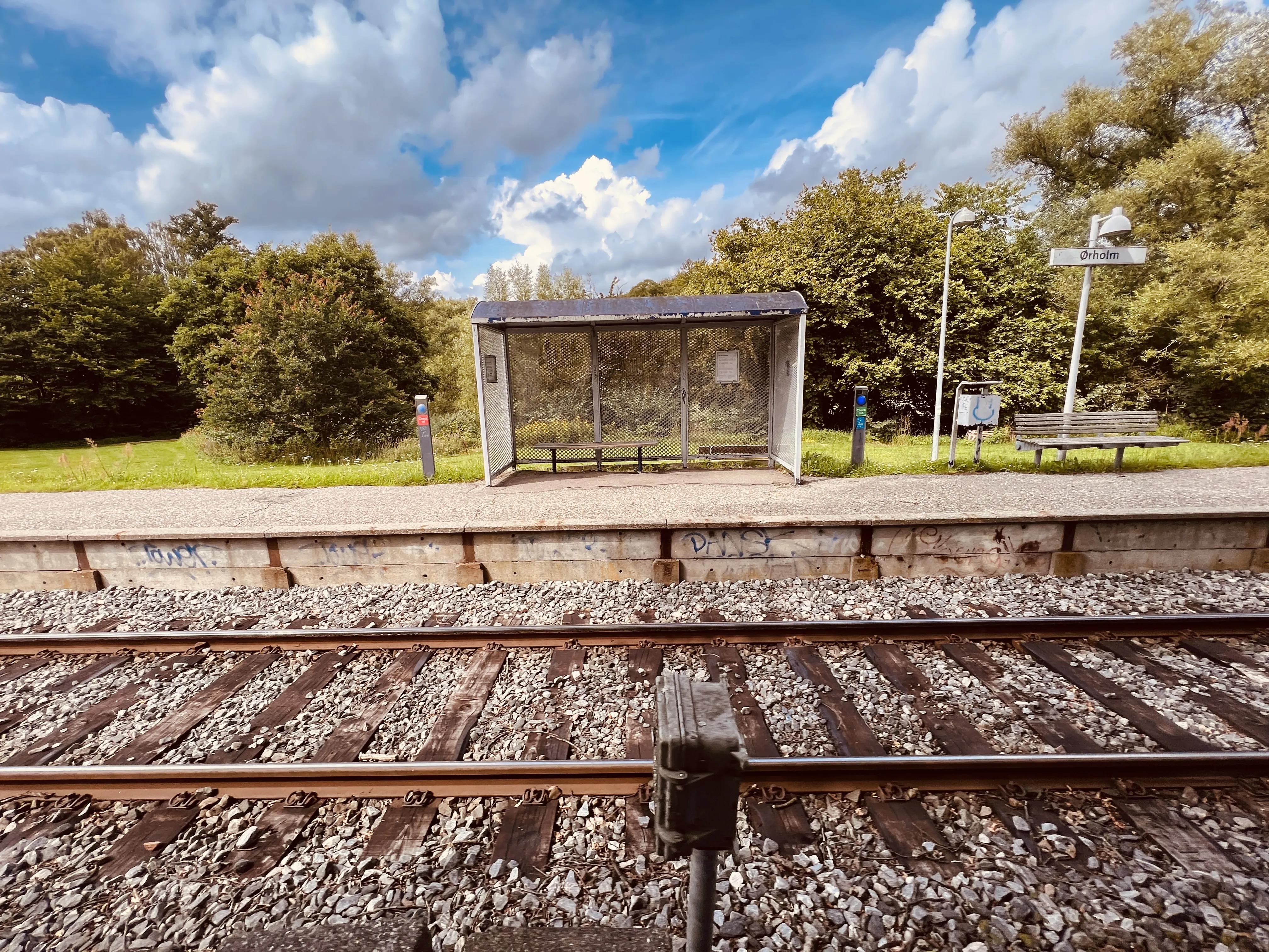 Billede af Ørholm Holdeplads.