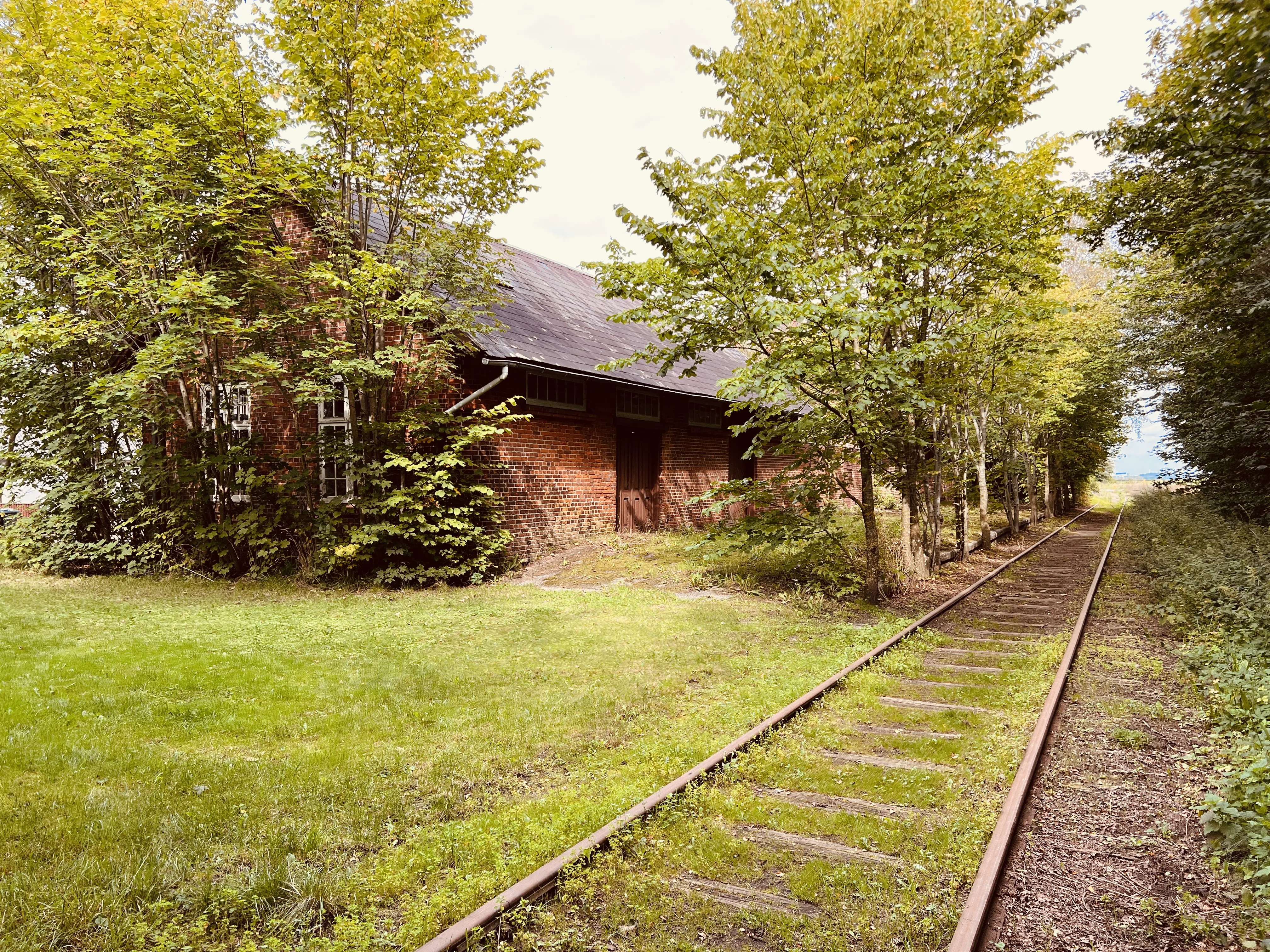 Billede af Flemløse Stations varehus.