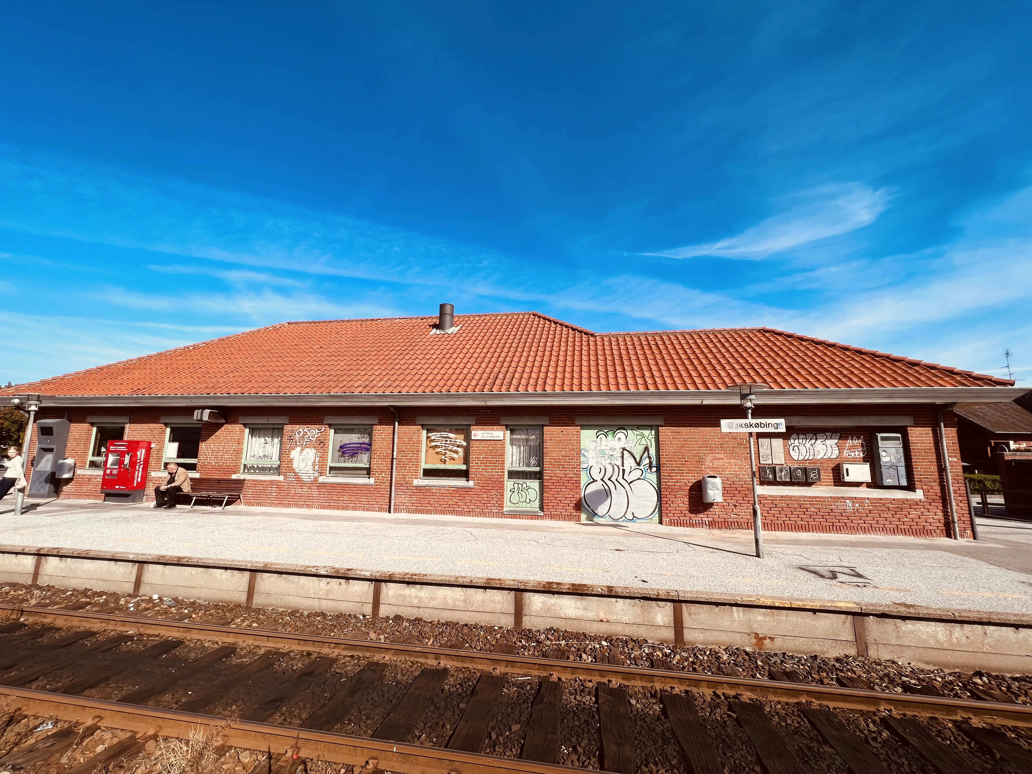 Billede af Sakskøbing Station.