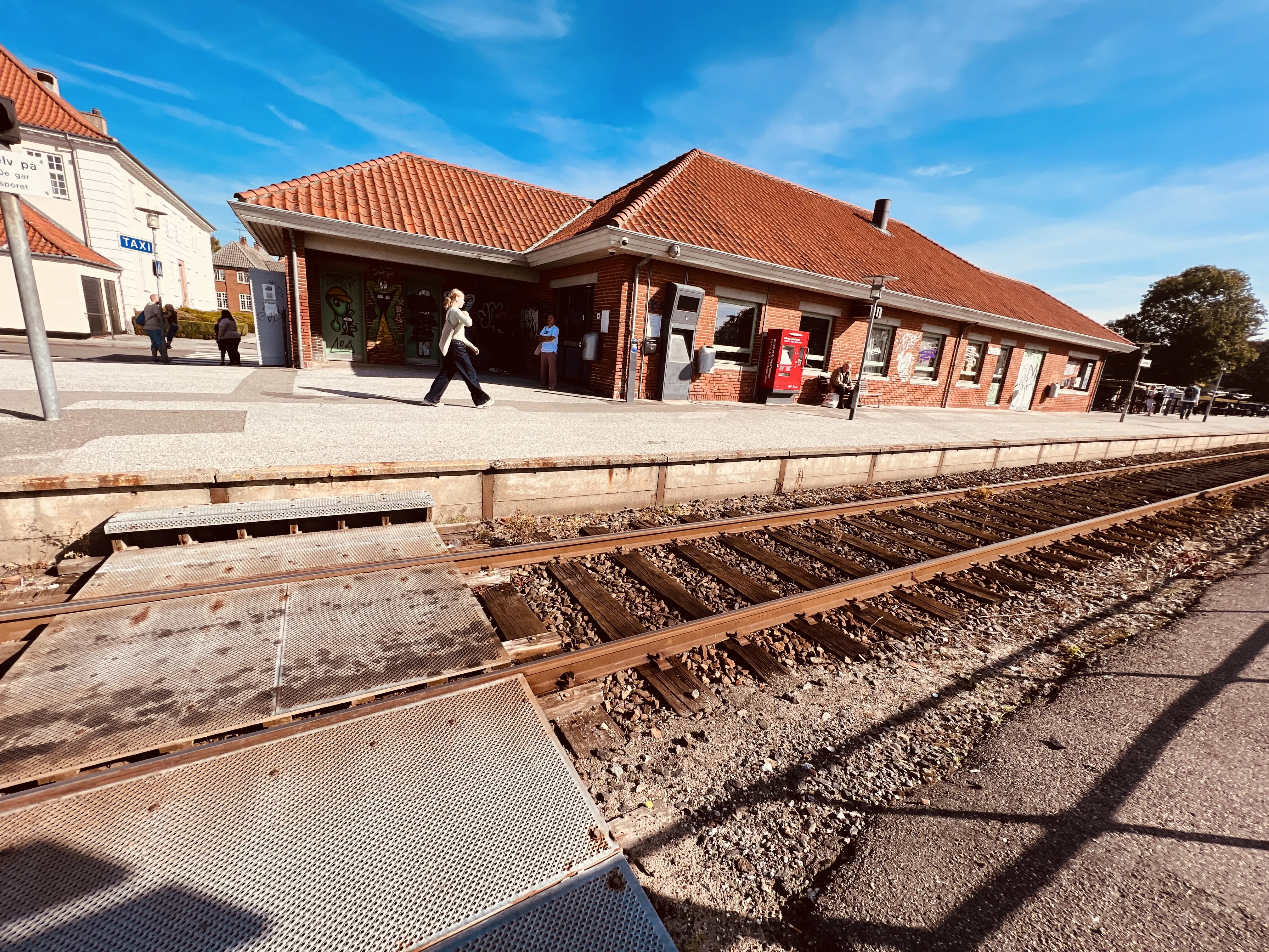 Billede af Sakskøbing Station.