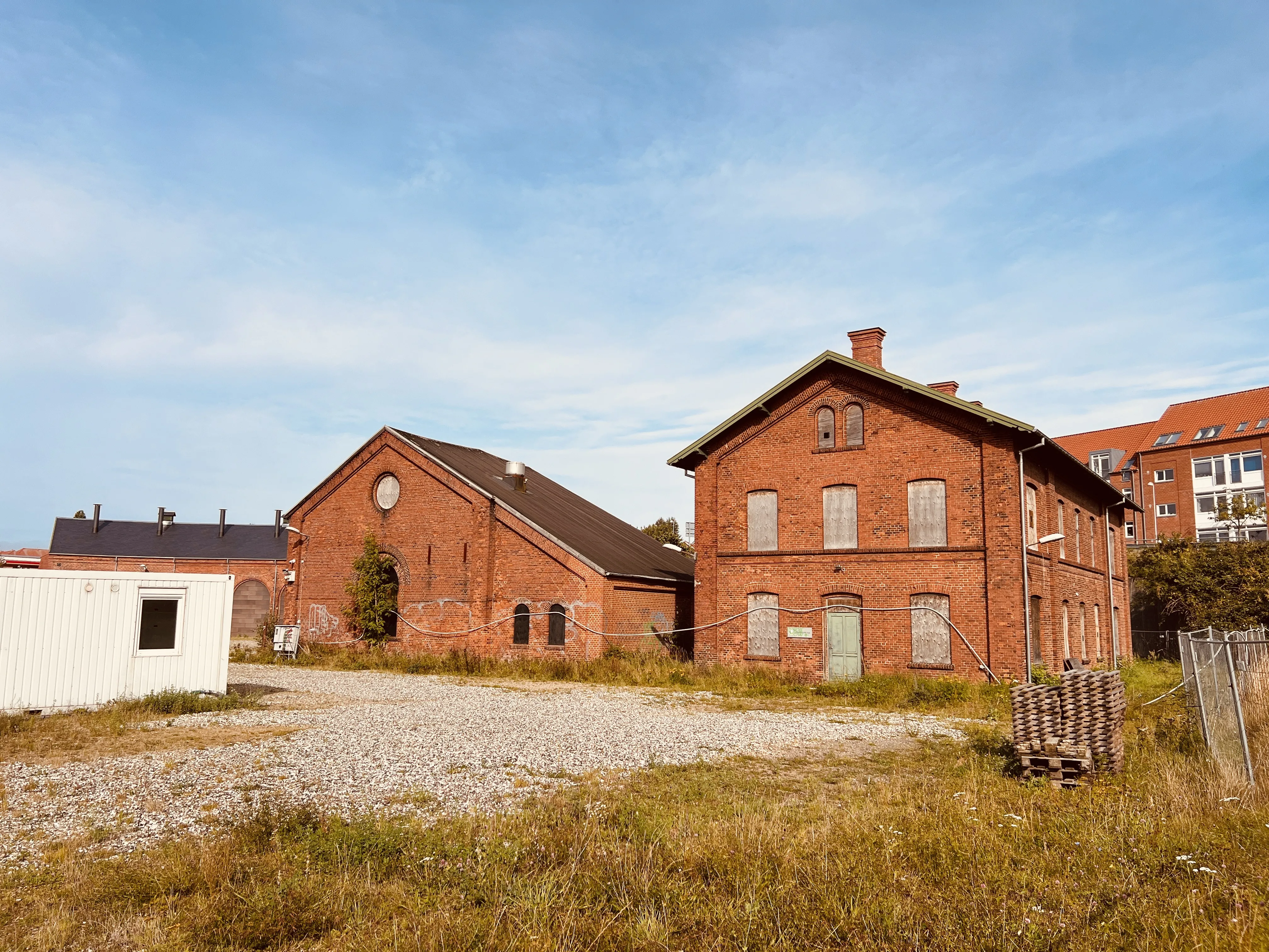 Billede af Viborg Stations remise. Billede af Viborg Stations remise.