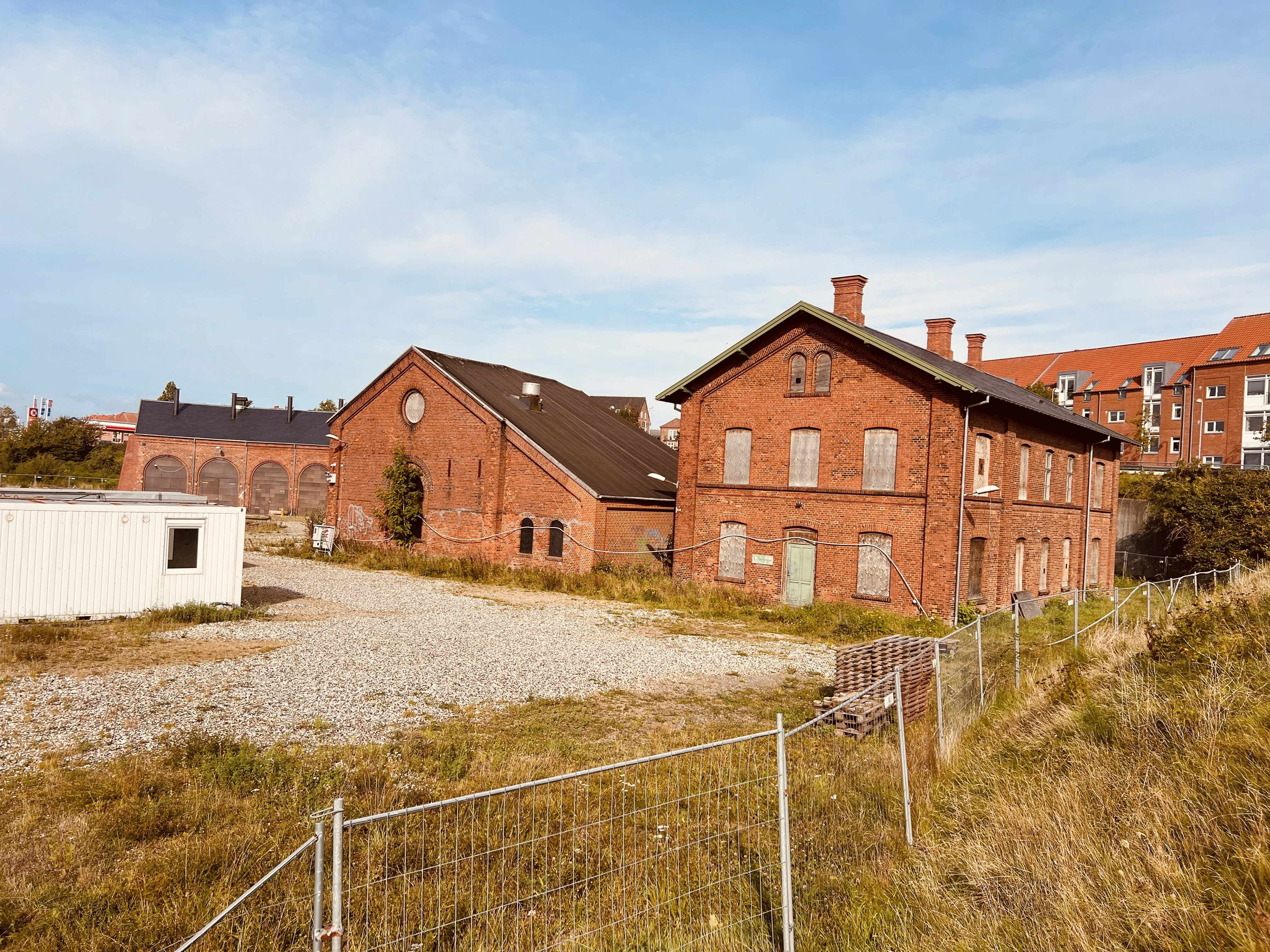 Billede af Viborg Stations remise. Billede af Viborg Stations remise.