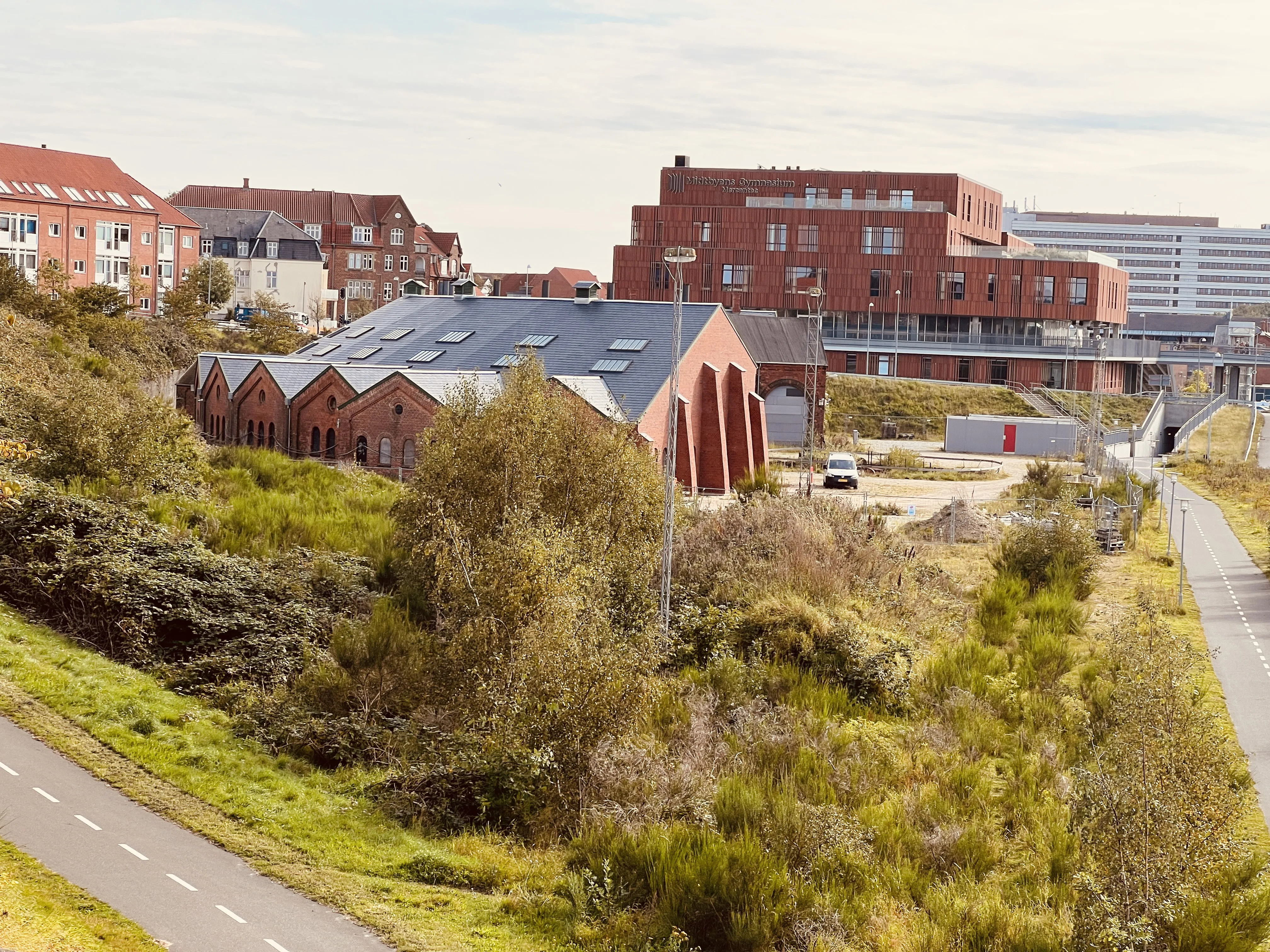 Billede af Viborg Stations remise. Billede af Viborg Stations remise.