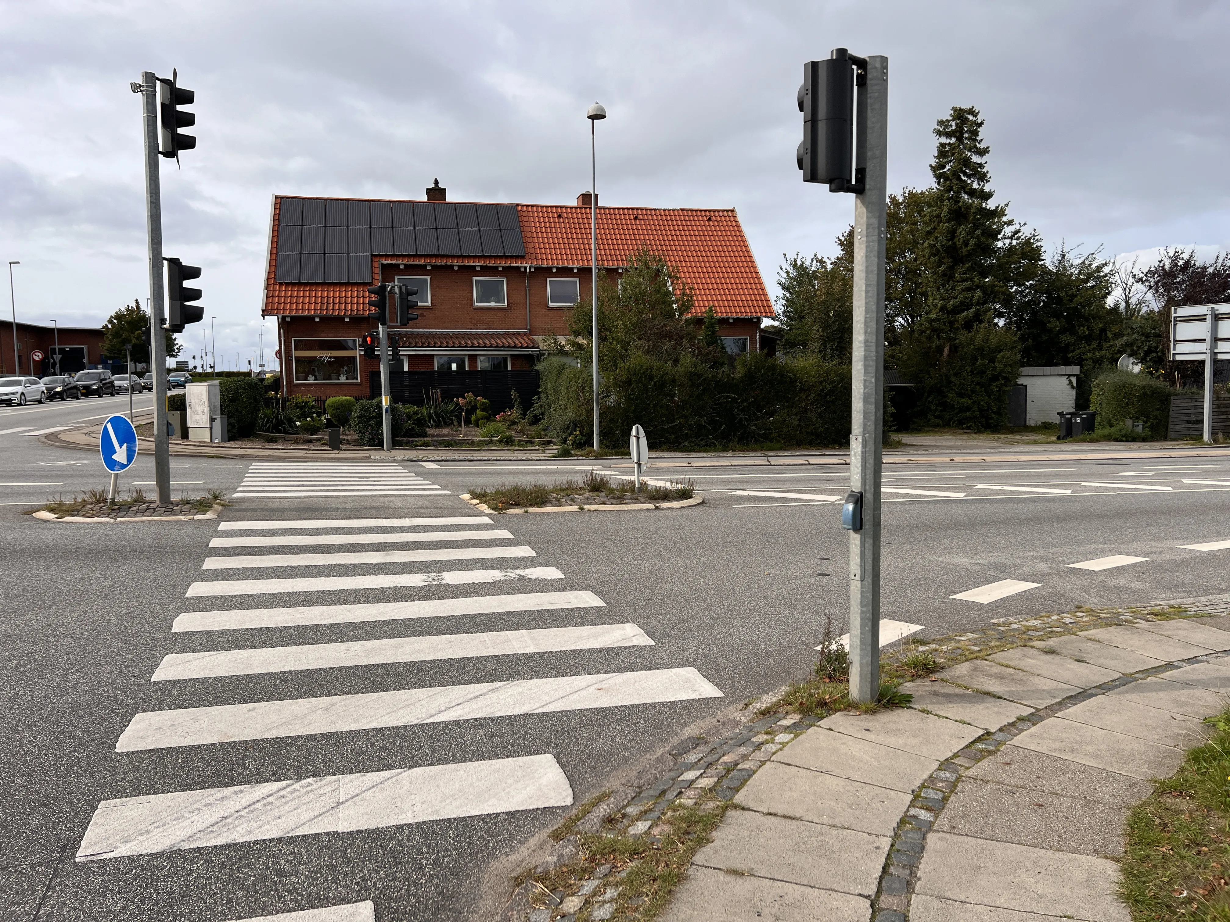 Billede af Thorsvang Trinbræt - Trinbræt er nedrevet, men Thorsvang Trinbræt har ligget her.