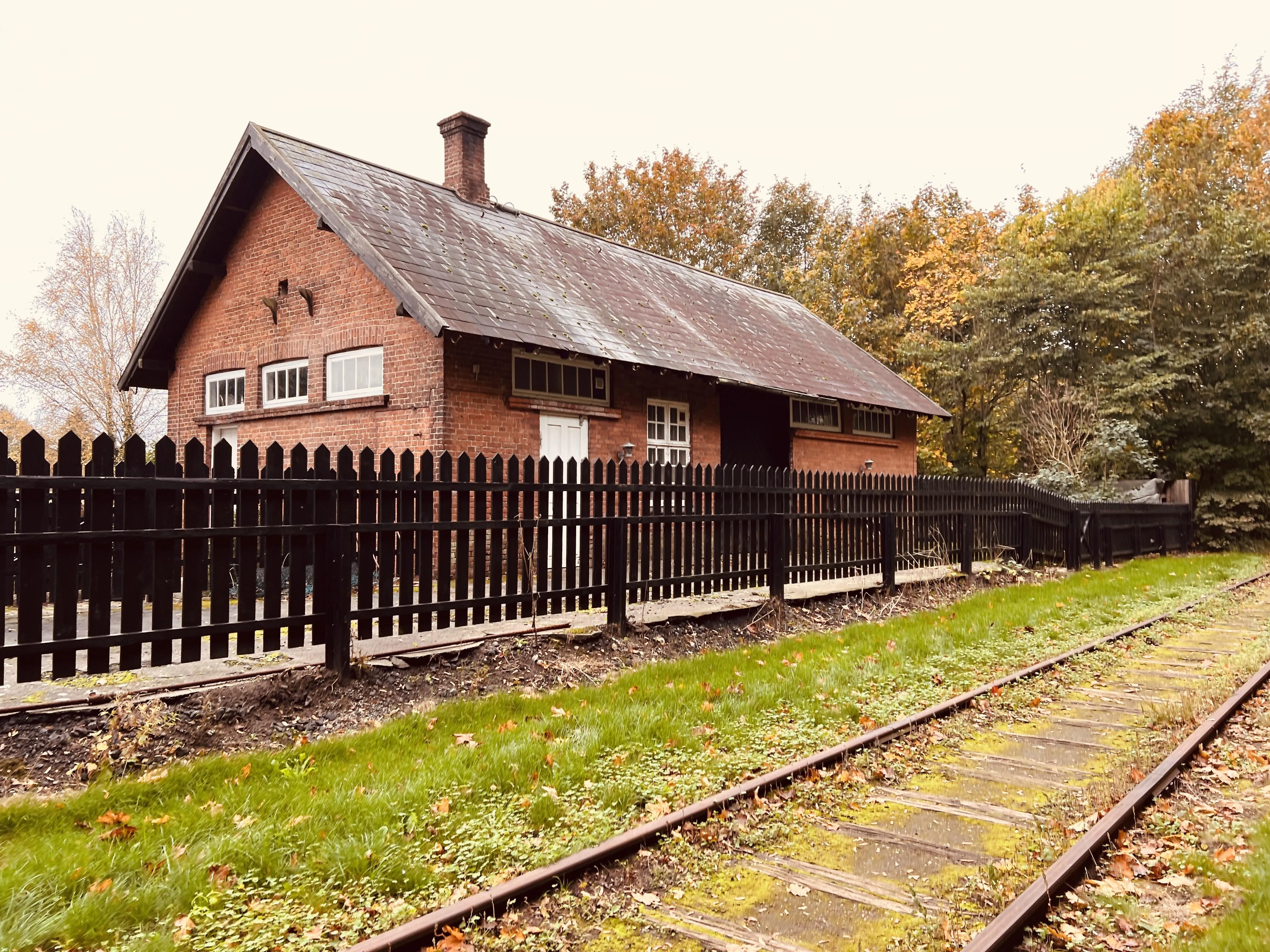 Billede af Ebberup Stations varehus.