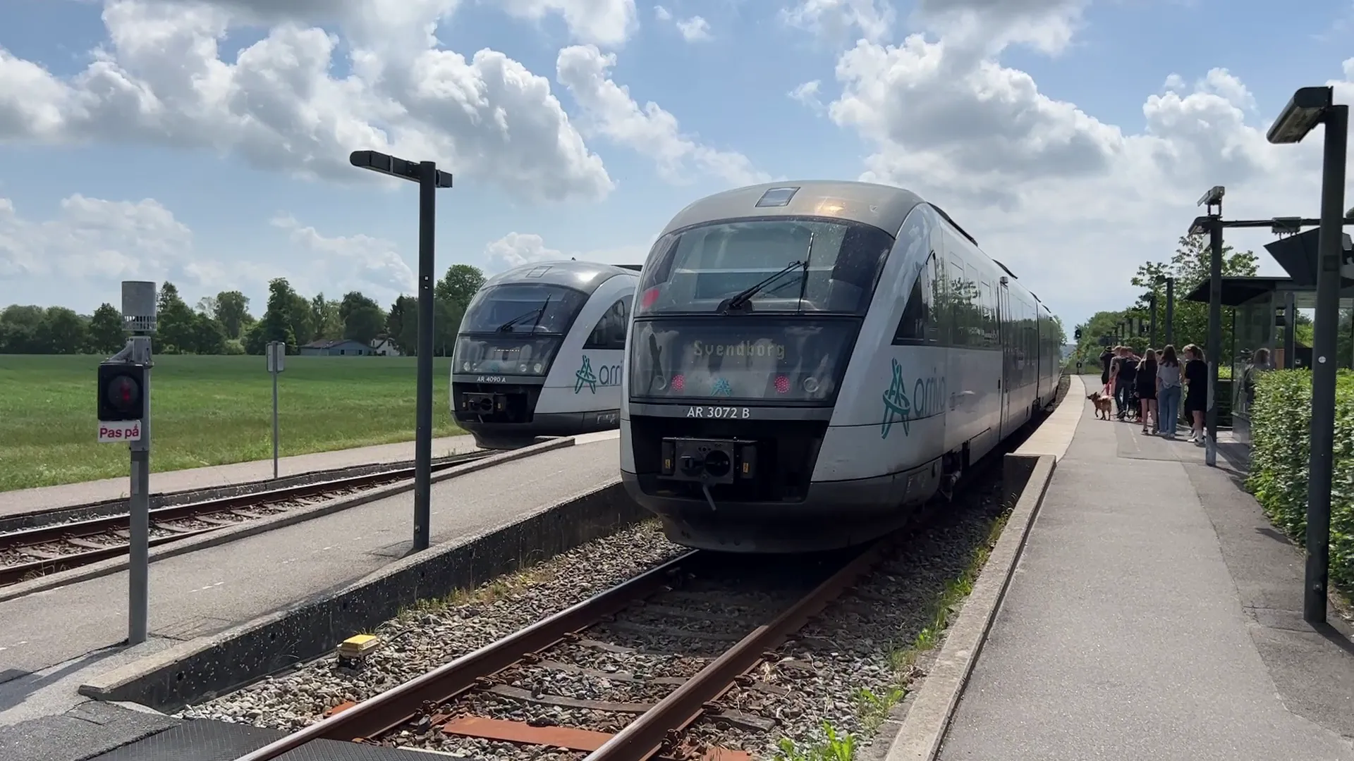 Billede af ARRIVA AR 3072 ud for Stenstrup Trinbræt. Billede af ARRIVA AR 3072 ud for Stenstrup Trinbræt.