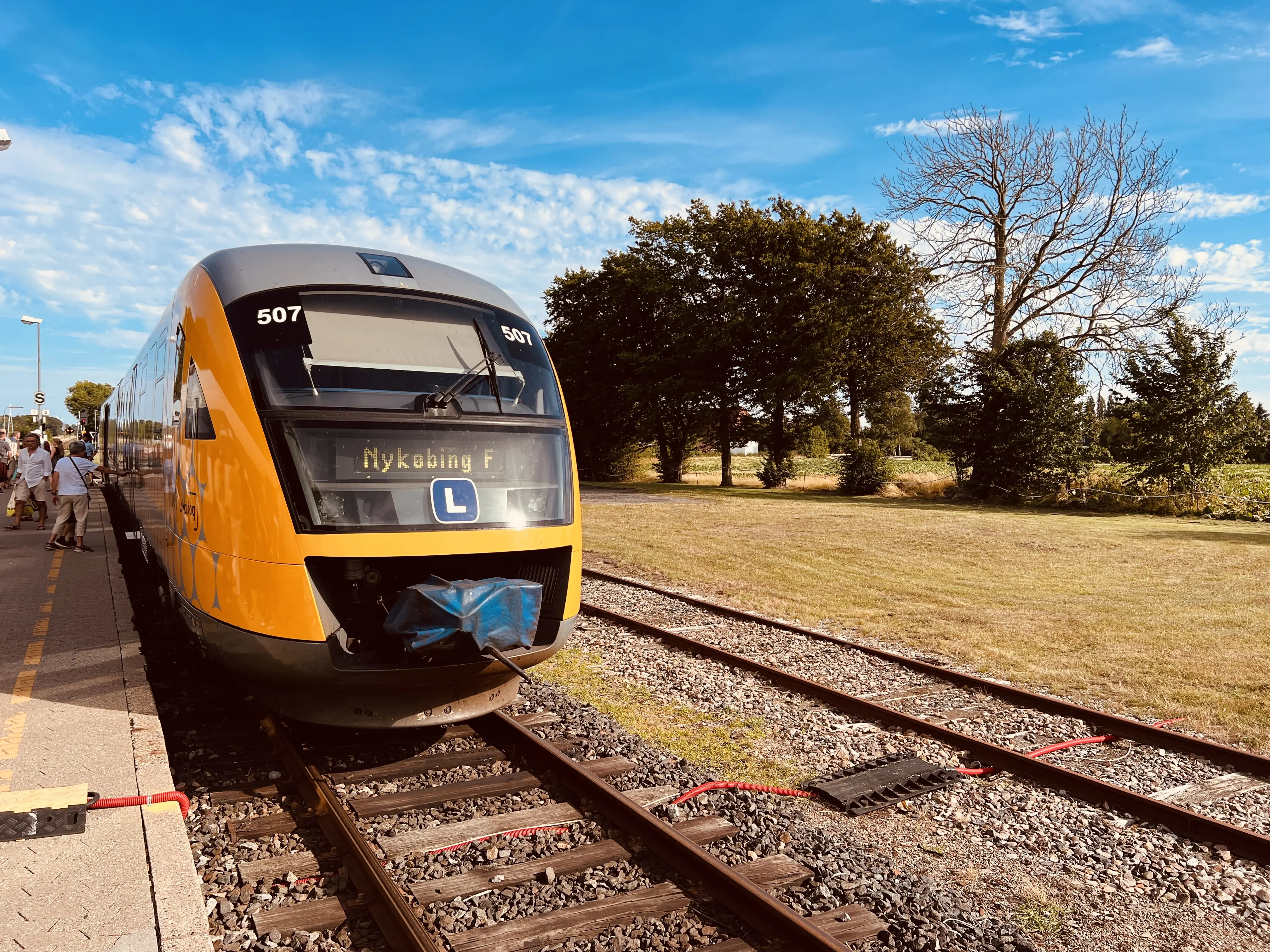 Billede af LT DM 507, tidligere NJJ DM 507 fotograferet ud for Grænge Trinbræt.