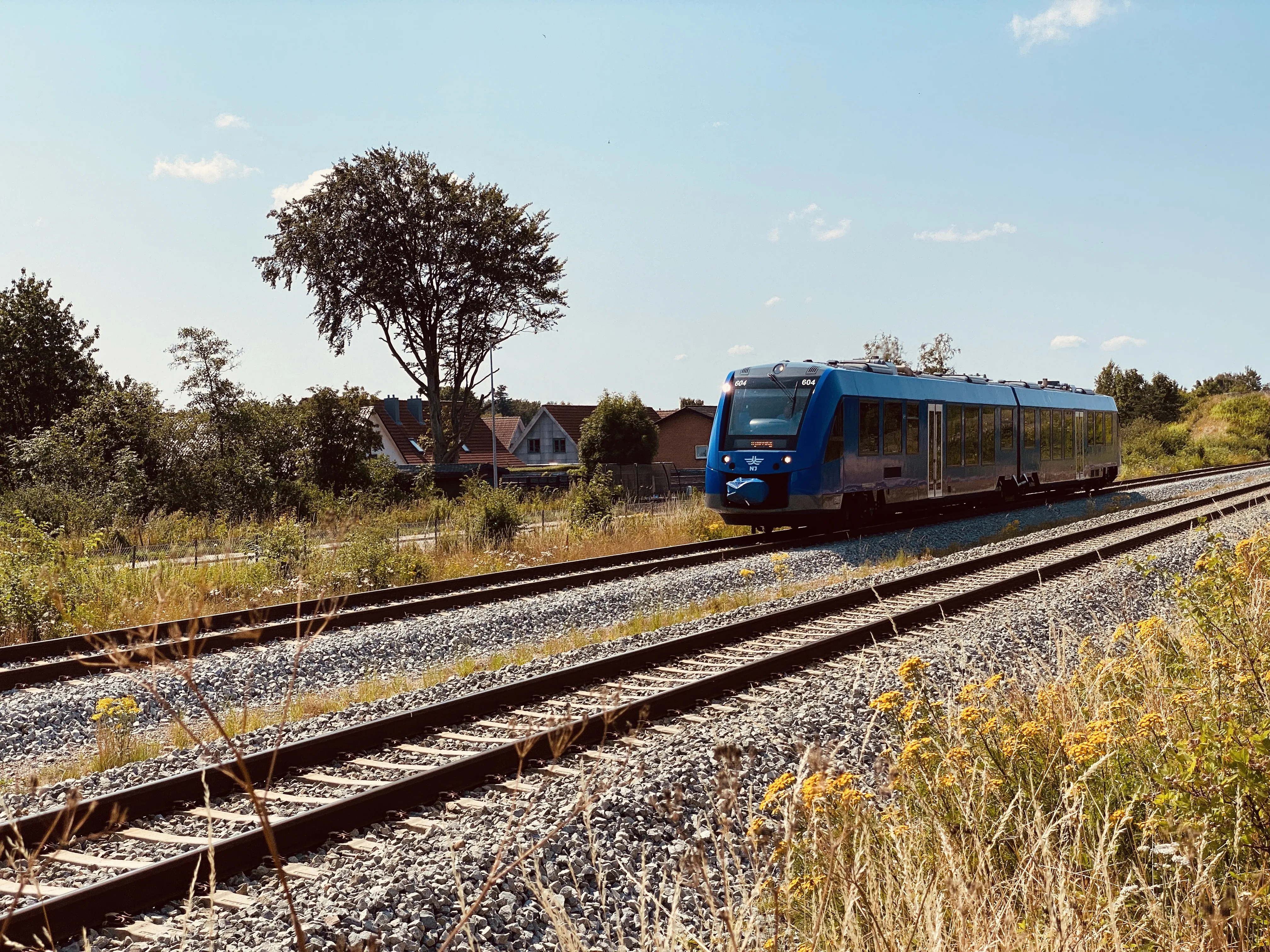 Billede af NJJ LM 604 fotograferet ud for Skalborg Trinbræt. Billede af NJJ LM 604 fotograferet ud for Skalborg Trinbræt.