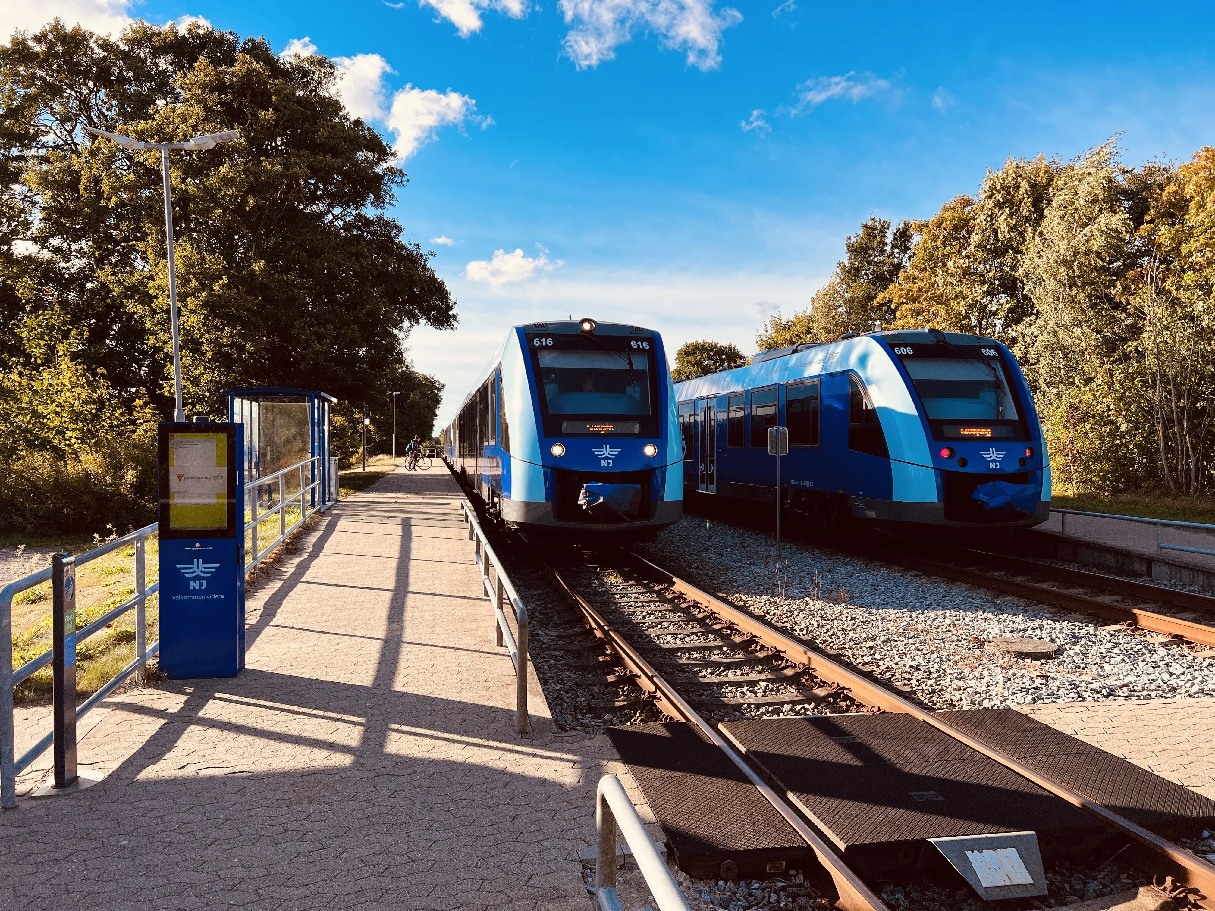 Billede af NJJ LM 606 fotograferet ud for Jerup Trinbræt. Billede af NJJ LM 606 fotograferet ud for Jerup Trinbræt.