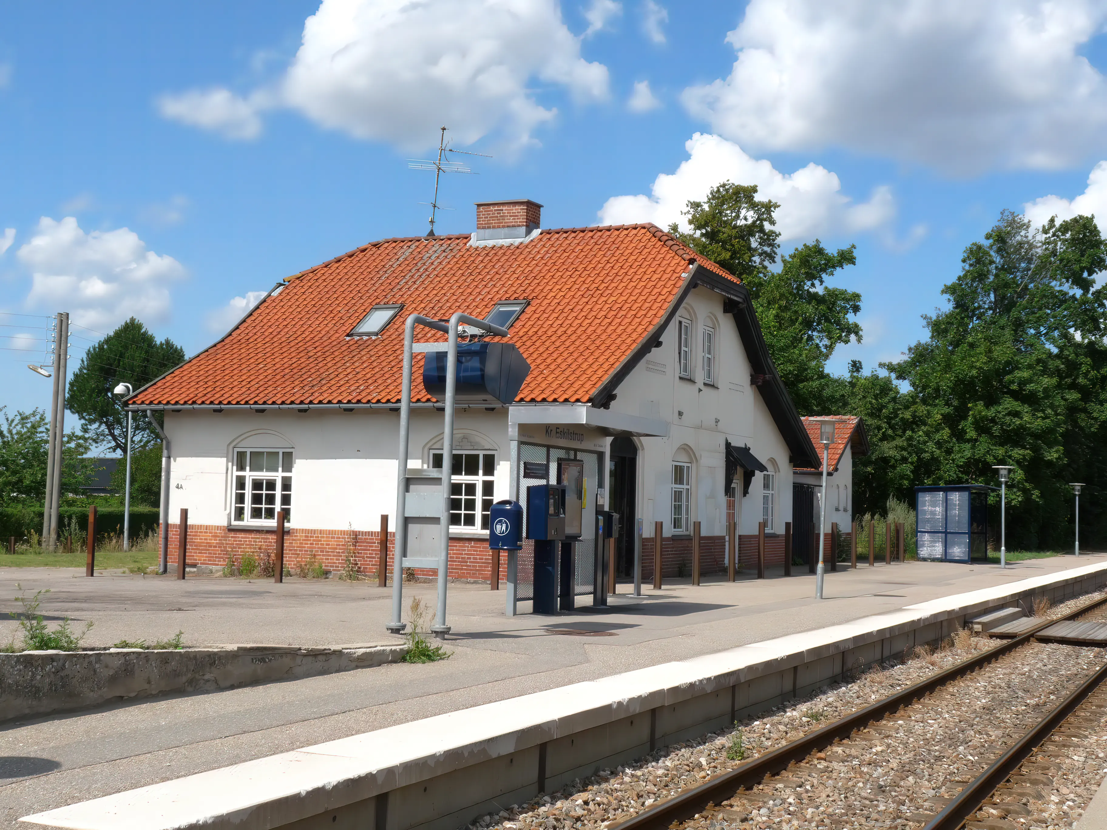 Billede af Kirke Eskilstrup Station.