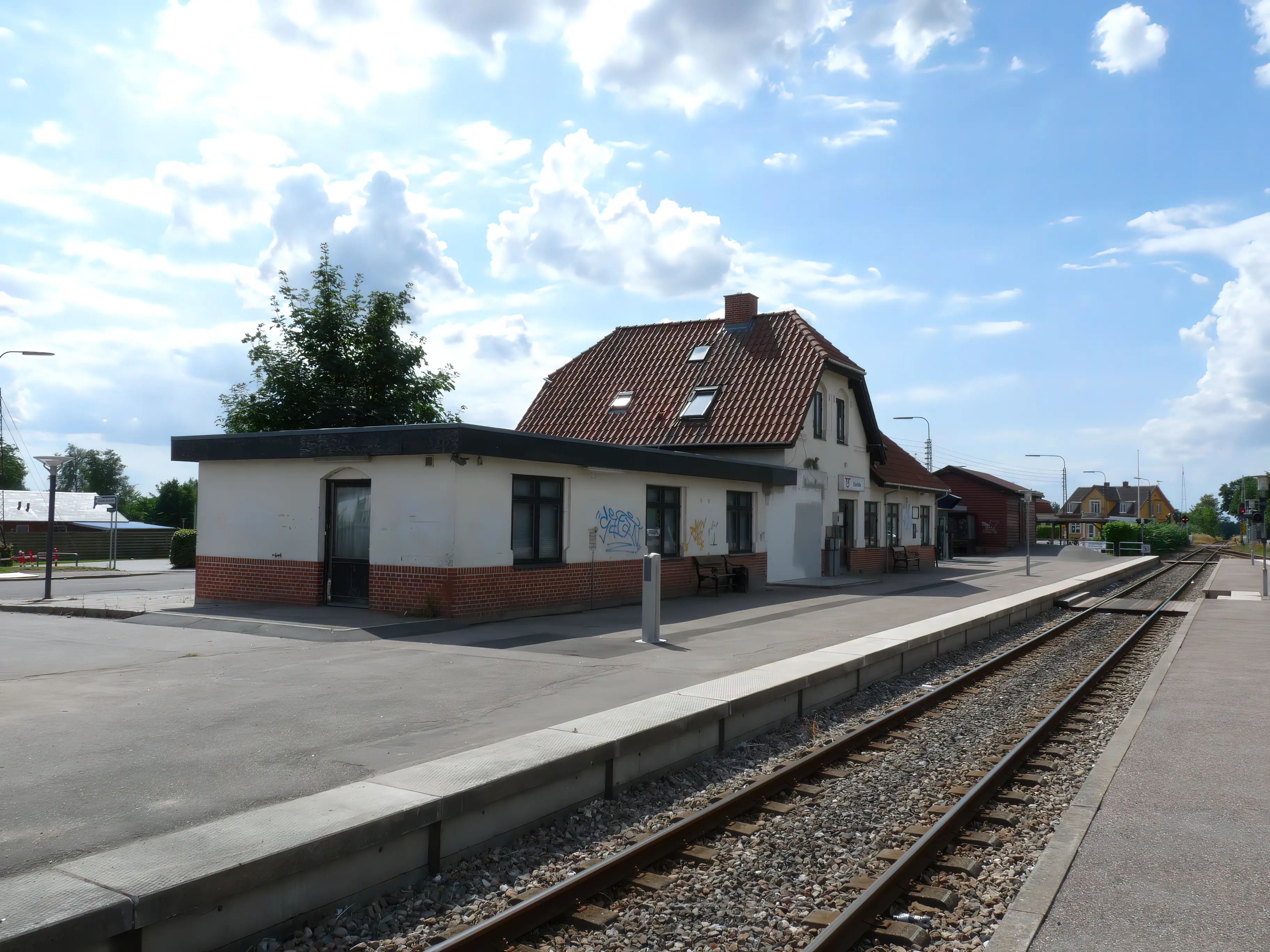 Billede af Stenlille Station set fra sporsiden. Billede af Stenlille Station set fra sporsiden.