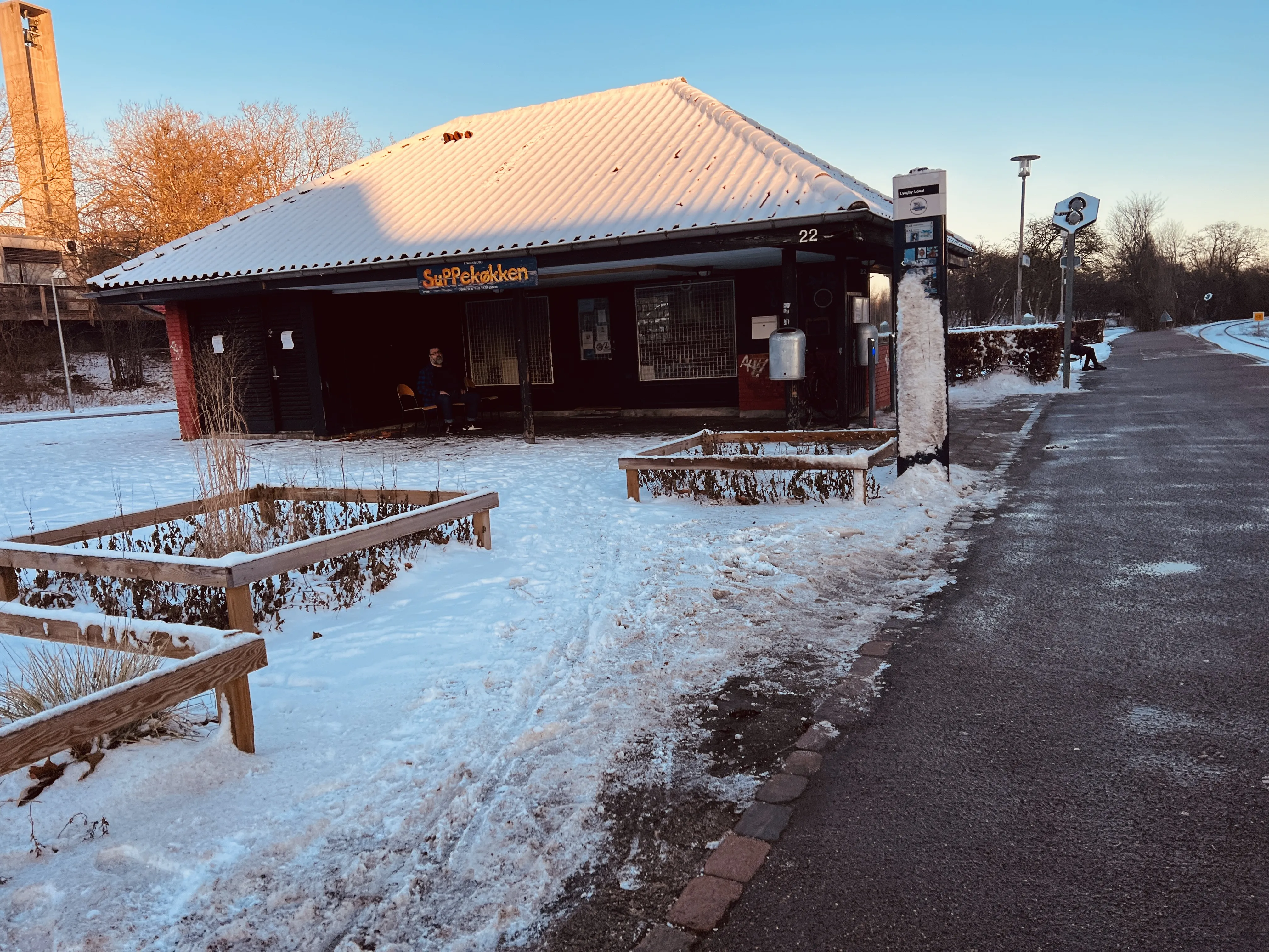 Billede af Lyngby Lokal Station.