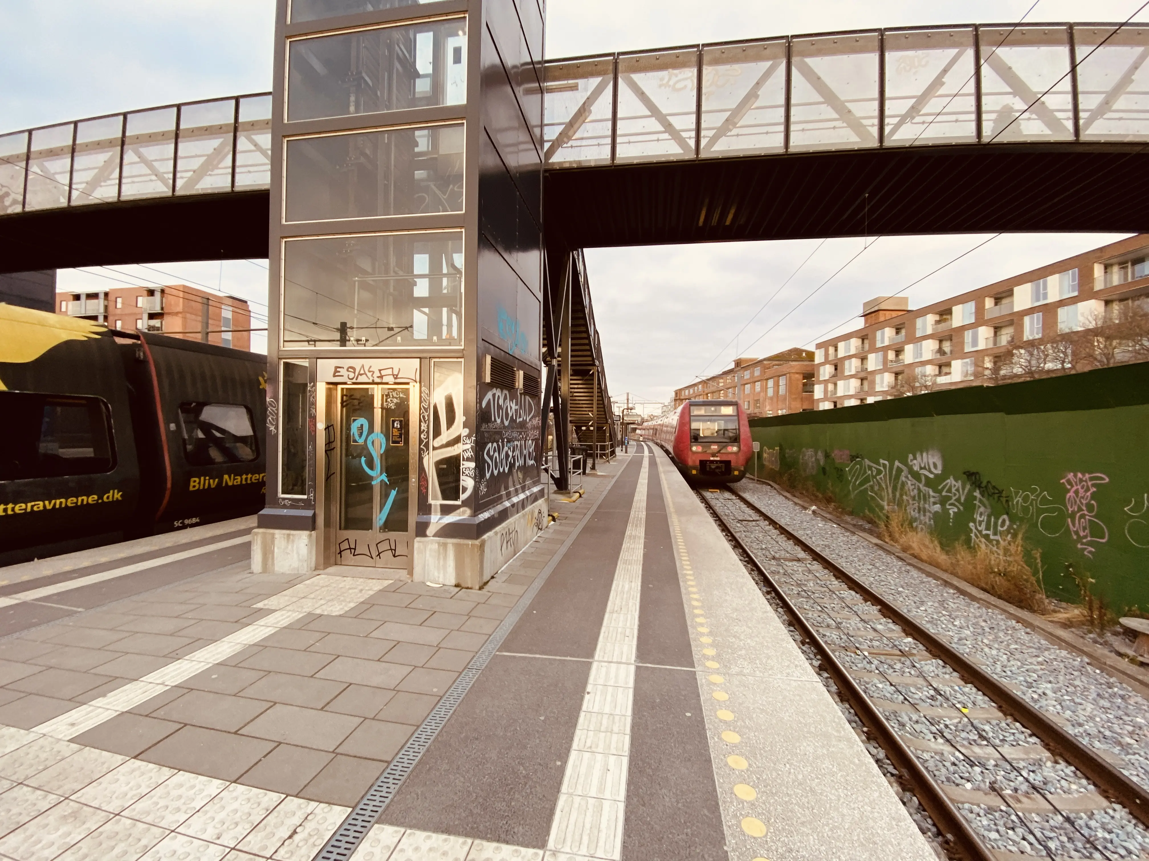 Billede af Ny Ellebjerg Trinbræt. Billede af Ny Ellebjerg Trinbræt.