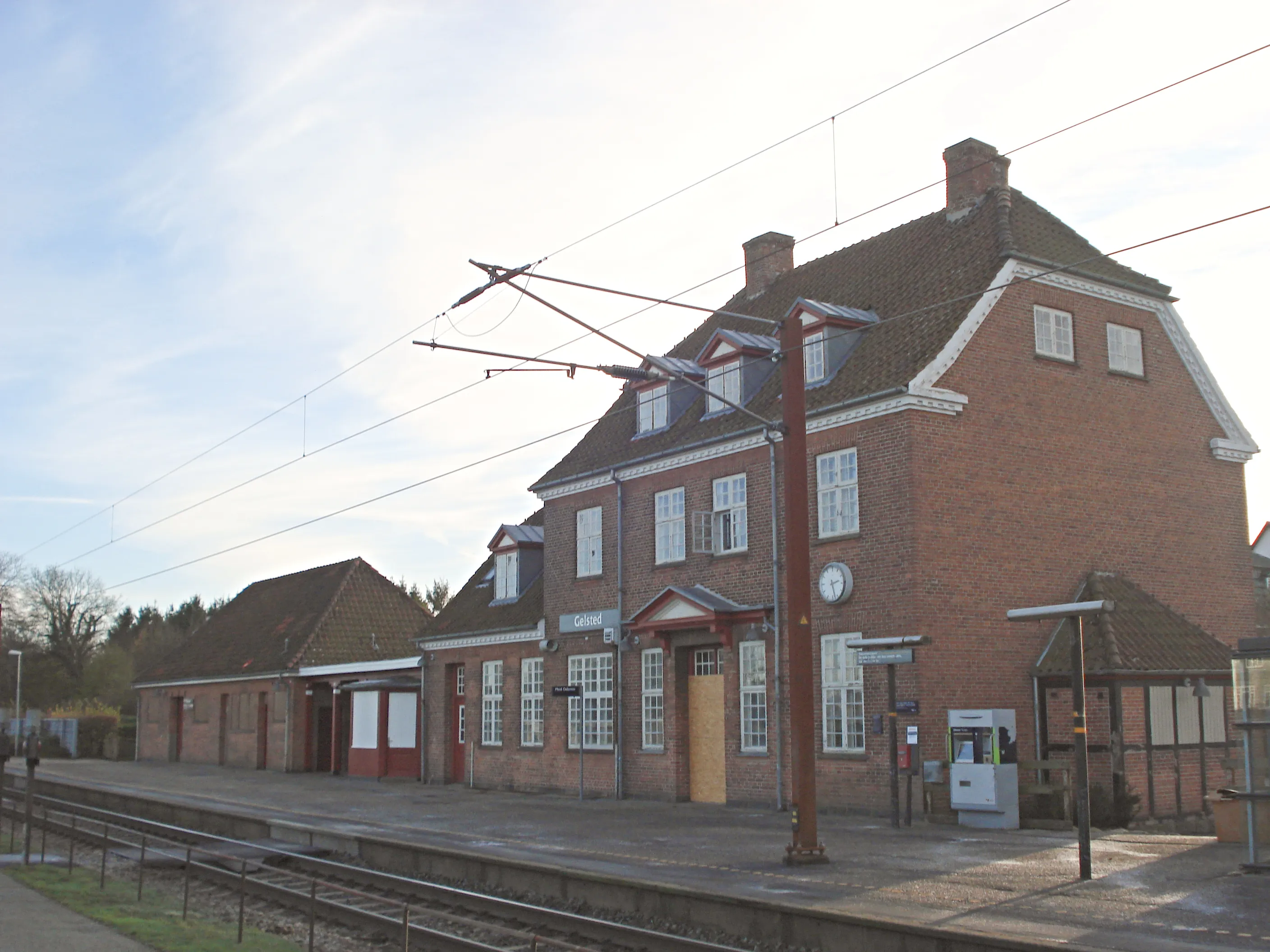 Billede af Gelsted Station. Billede af Gelsted Station.