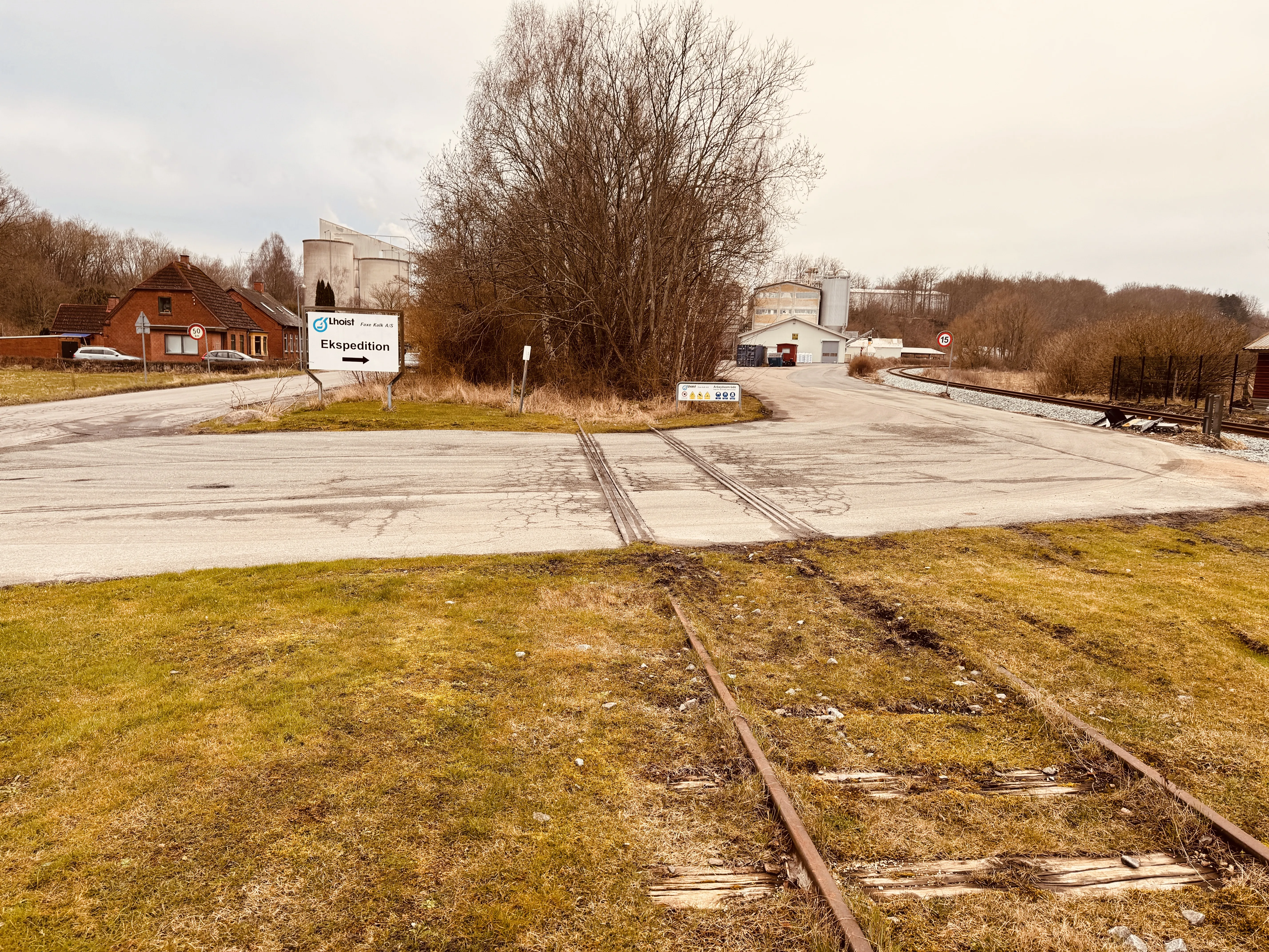 Billede af Stubberup Station - Station er nedrevet, men Stubberup Station har ligget hertil venstre for sporet.