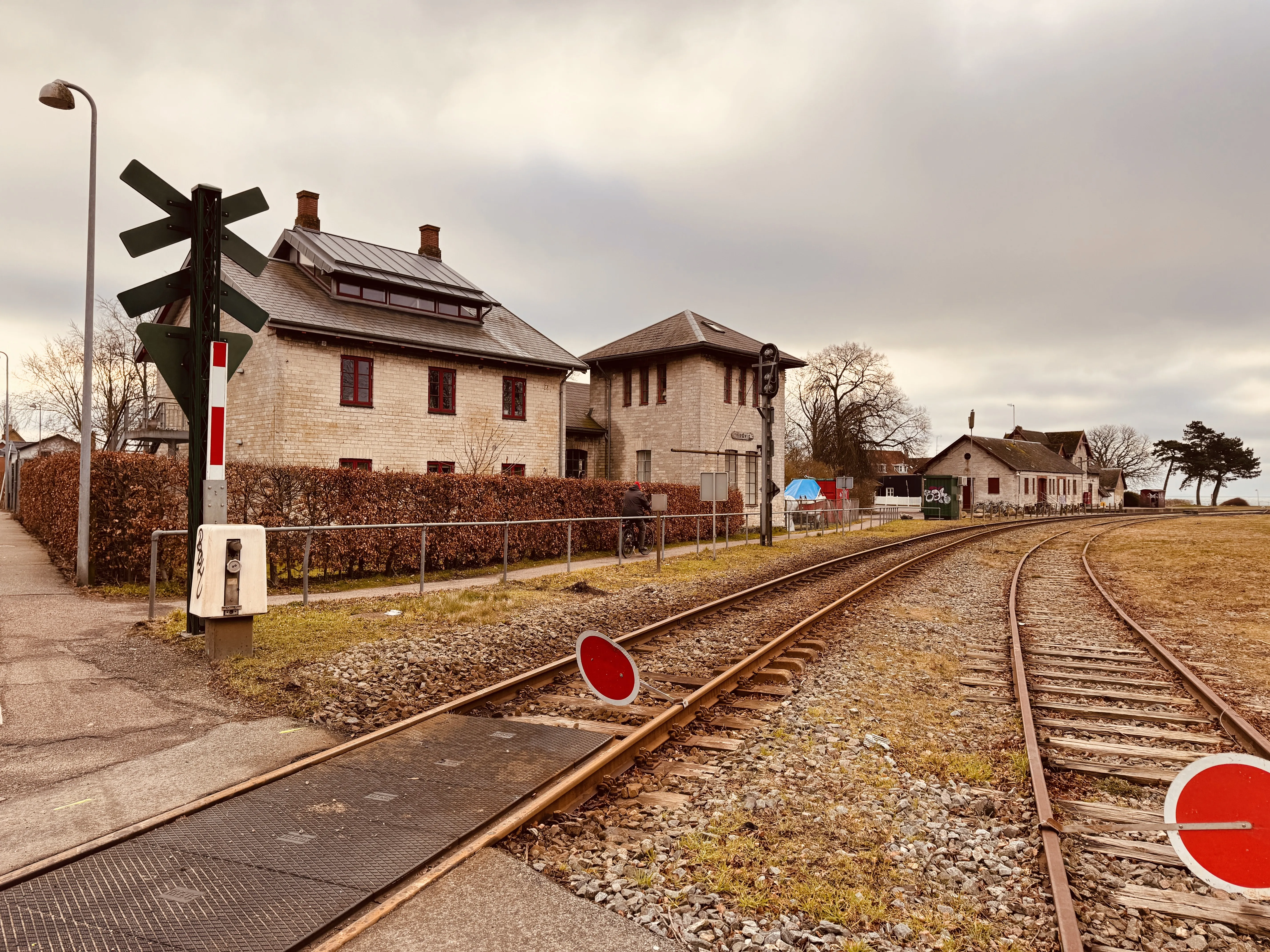 Billede af Rødvig Stations remise. Billede af Rødvig Stations remise.