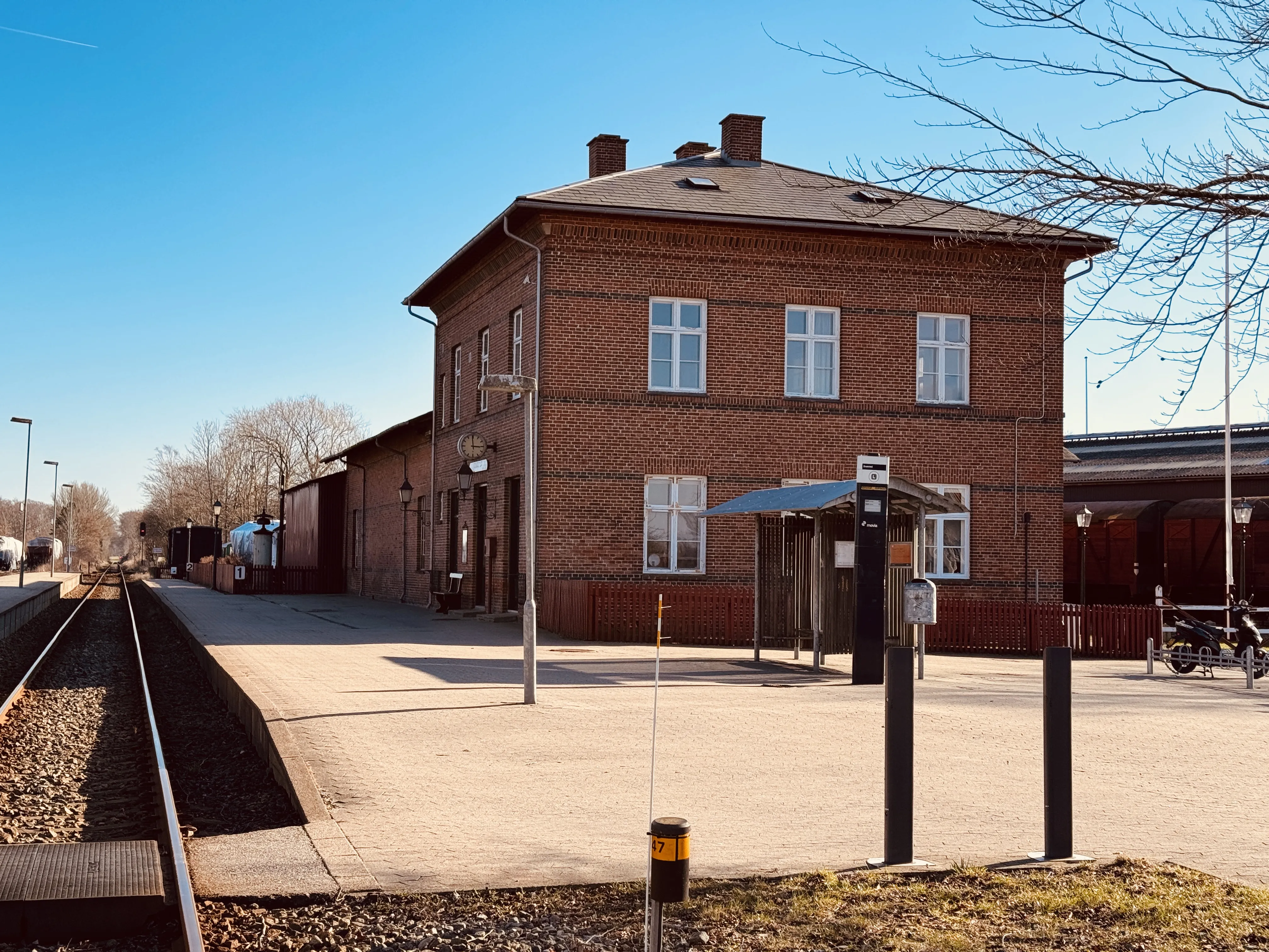 Billede af Græsted Station.