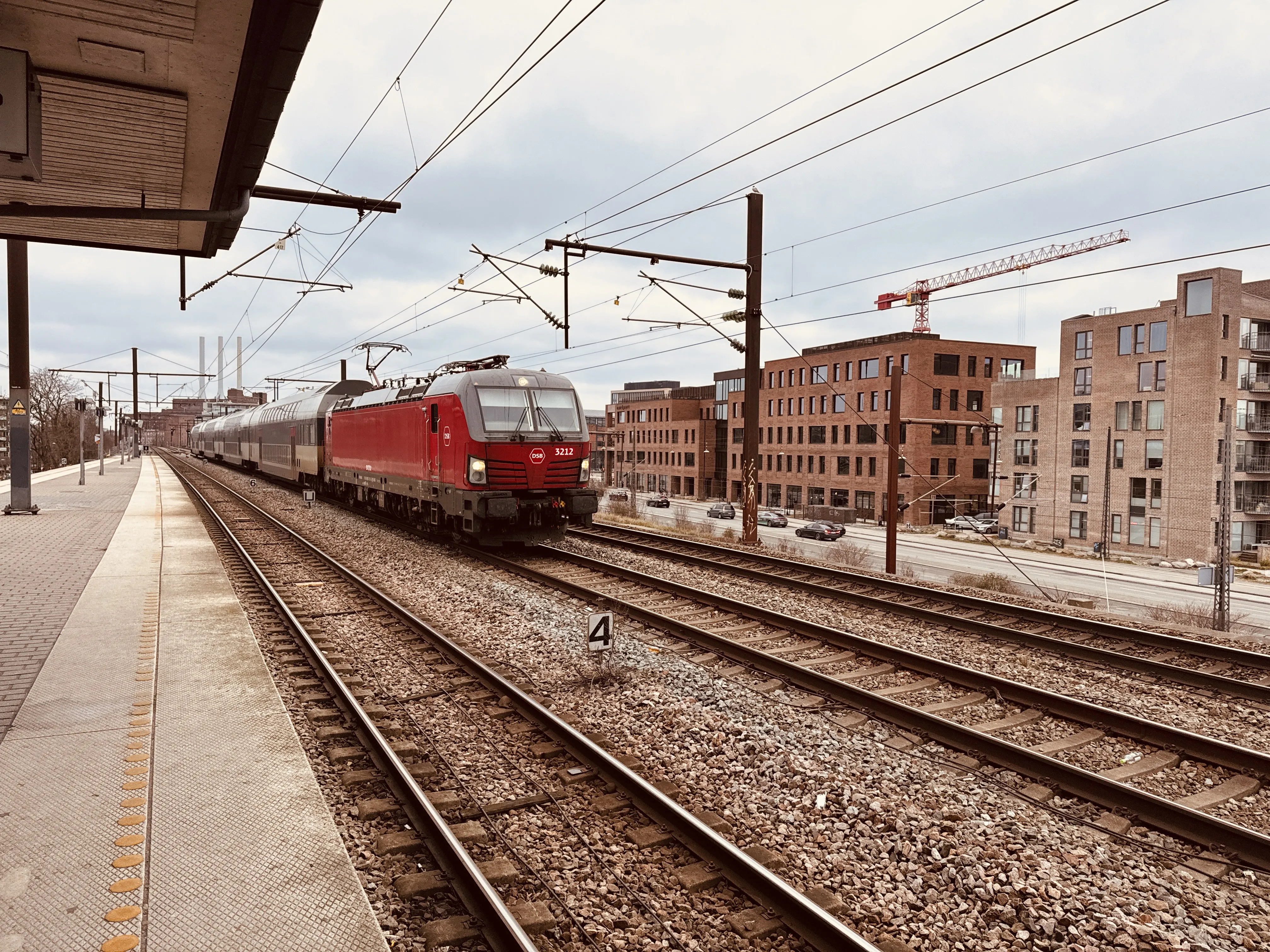 Billede af DSB EB 3212 fotograferet ud for Nordhavn S-togstrinbræt. Billede af DSB EB 3212 fotograferet ud for Nordhavn S-togstrinbræt.
