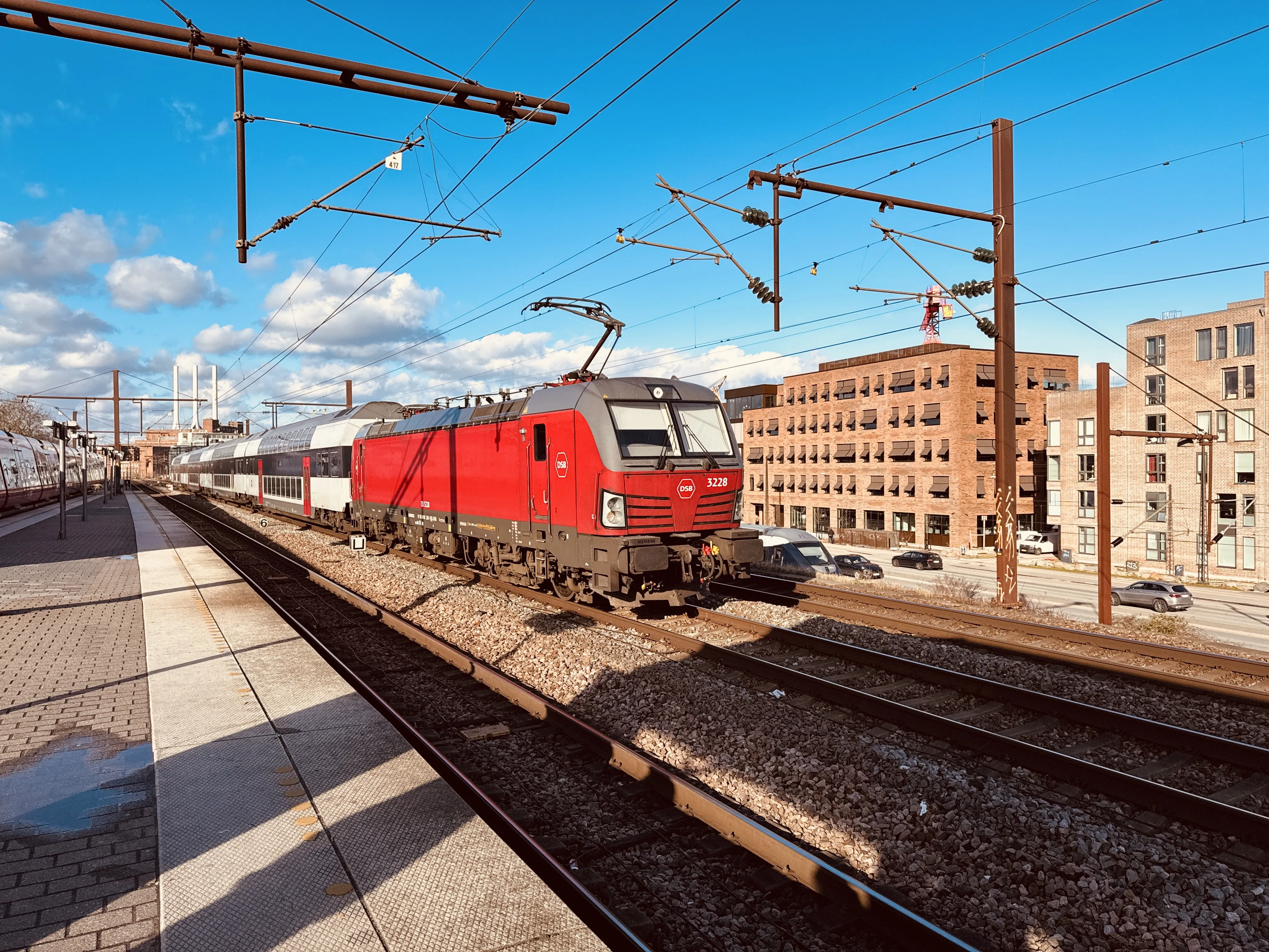 Billede af DSB EB 3228 fotograferet ud for Nordhavn S-togstrinbræt. Billede af DSB EB 3228 fotograferet ud for Nordhavn S-togstrinbræt.