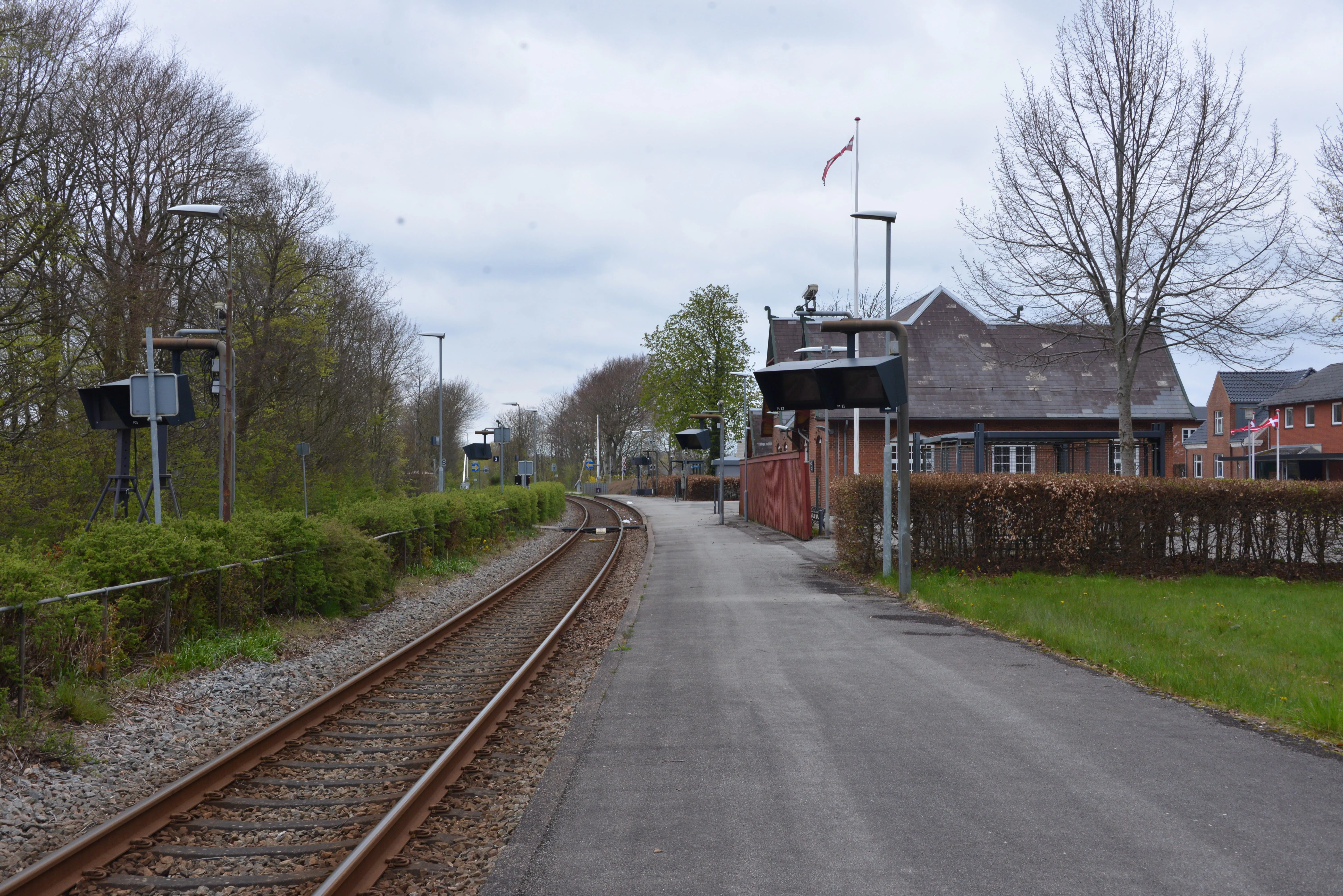 Billede af Aulum Station.