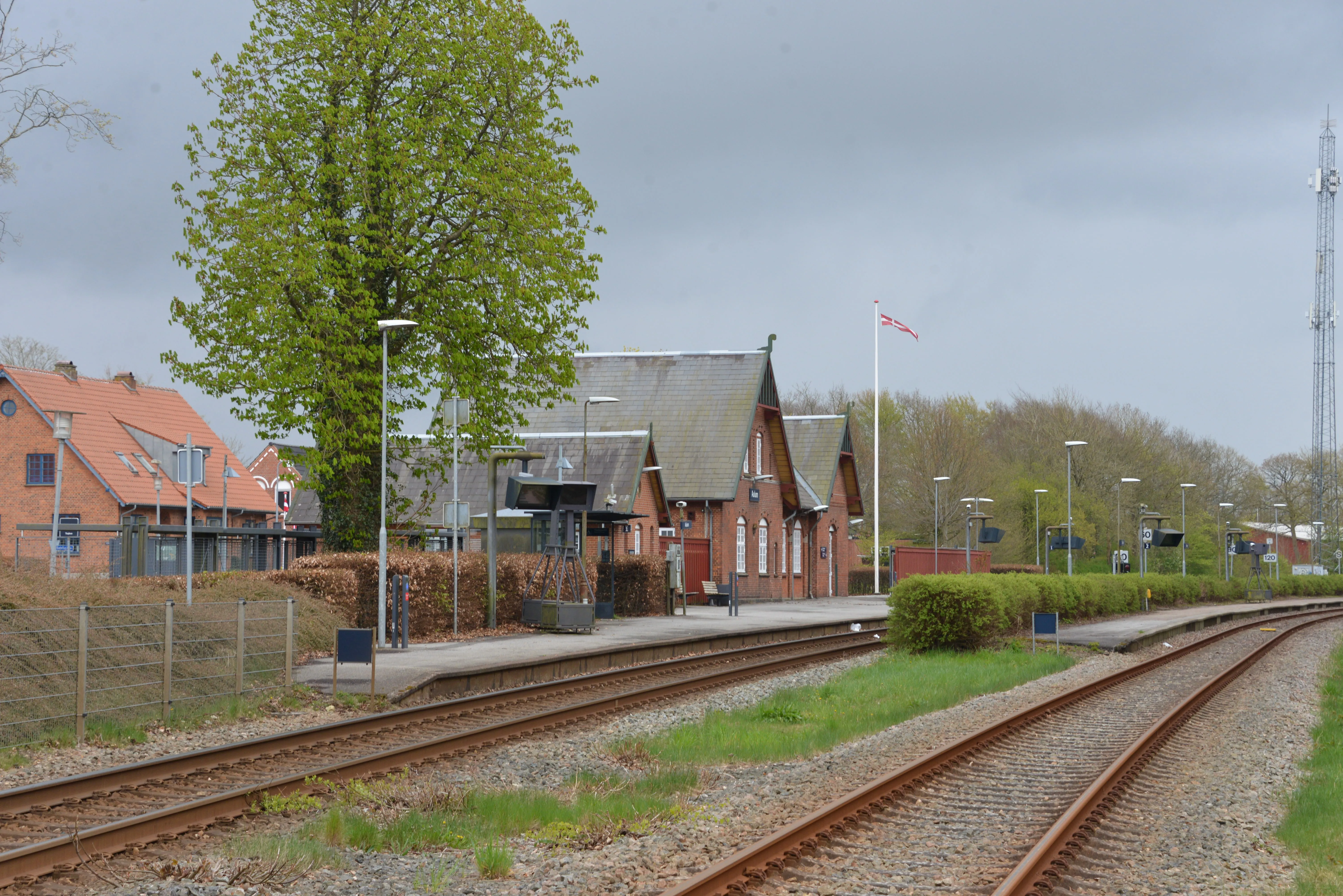 Billede af Aulum Station.