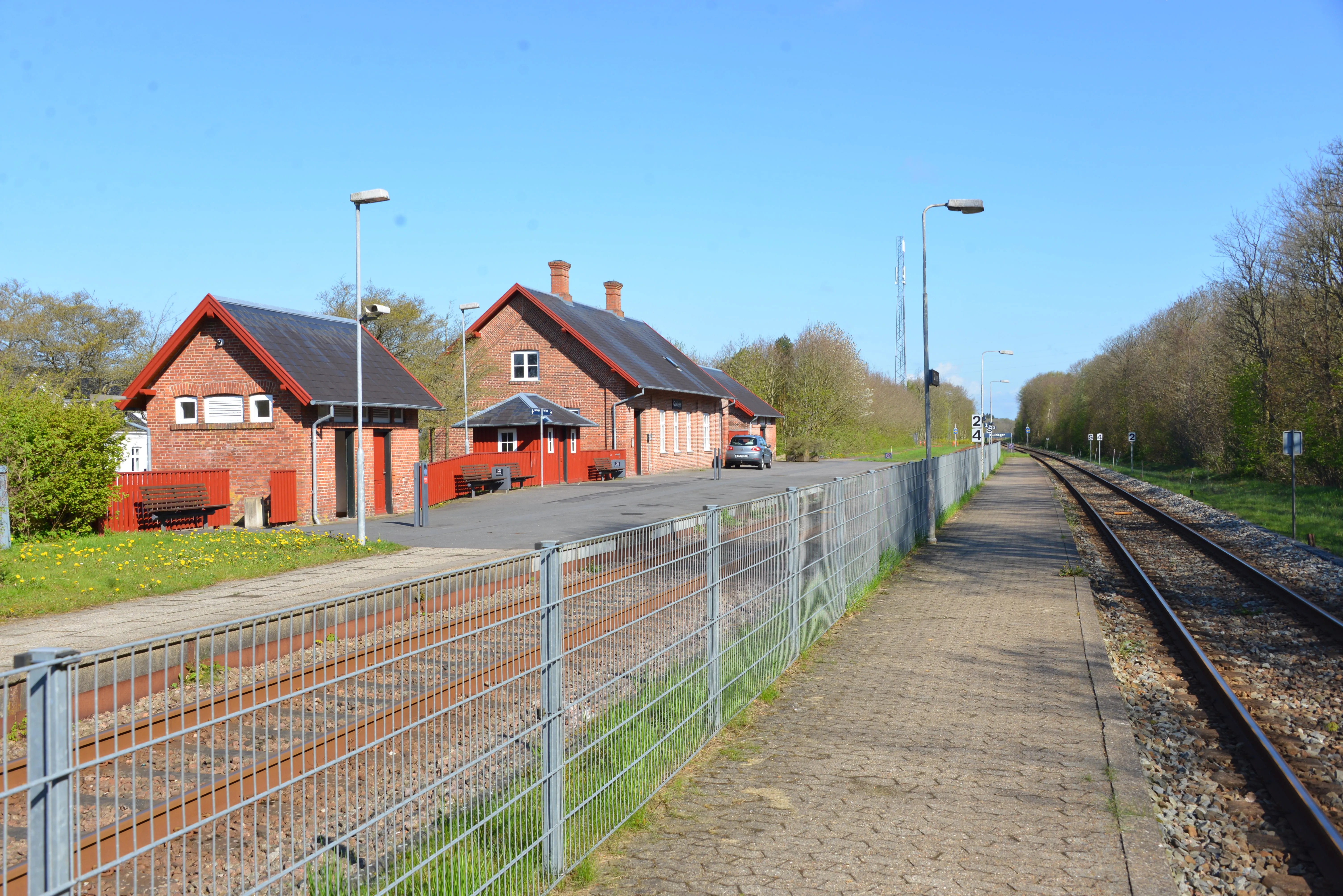 Billede af Guldager Station.