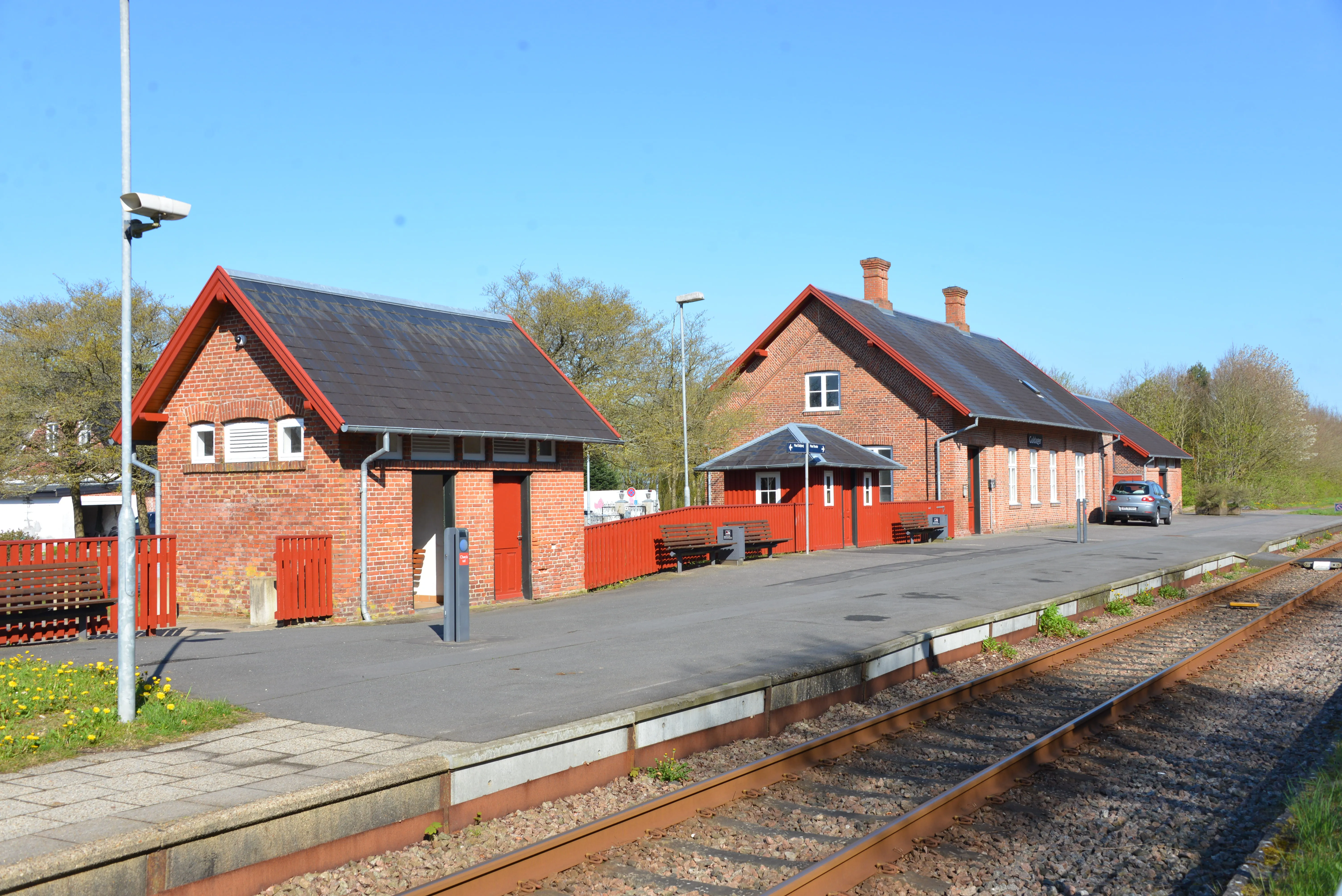 Billede af Guldager Station.