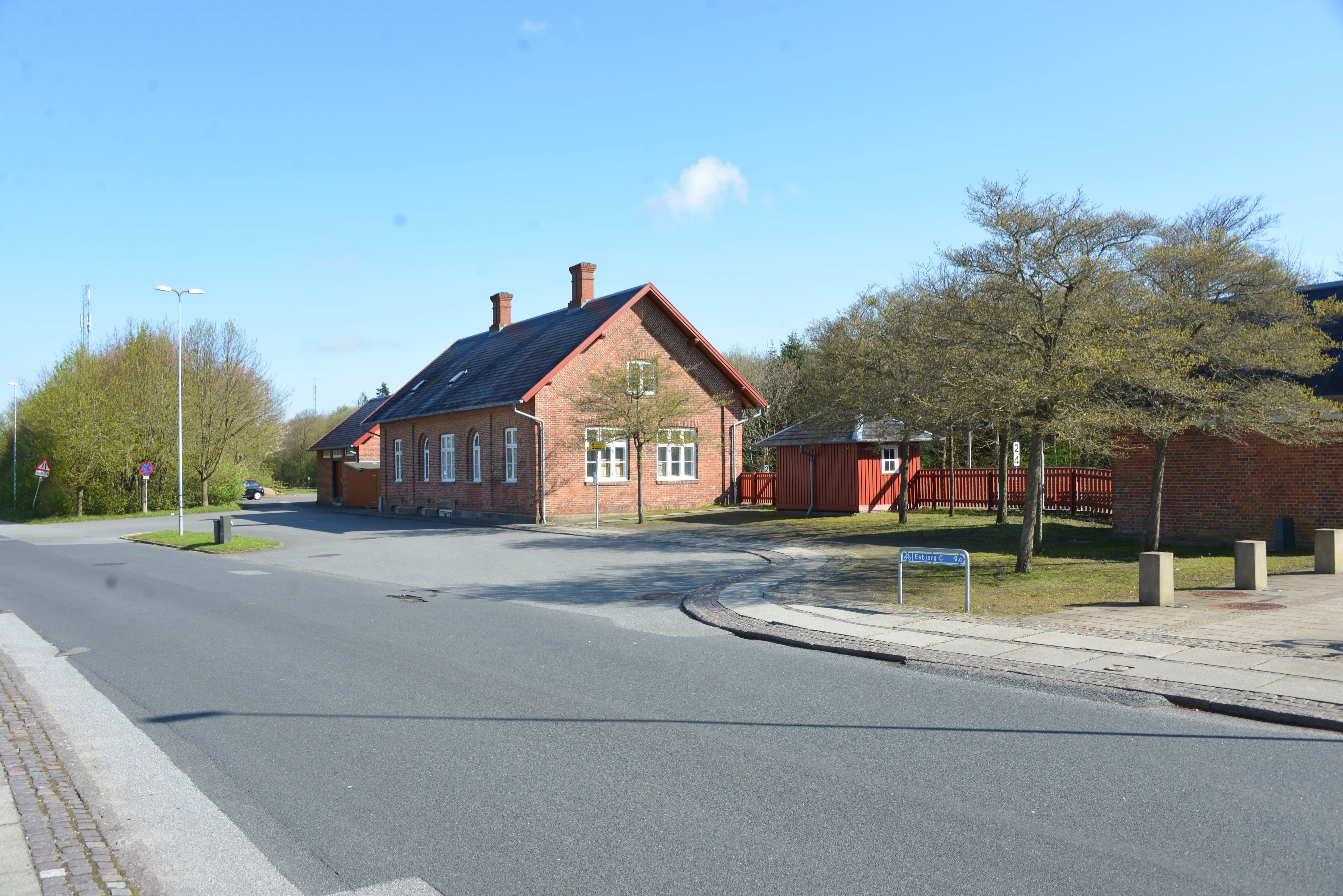 Billede af Guldager Station.