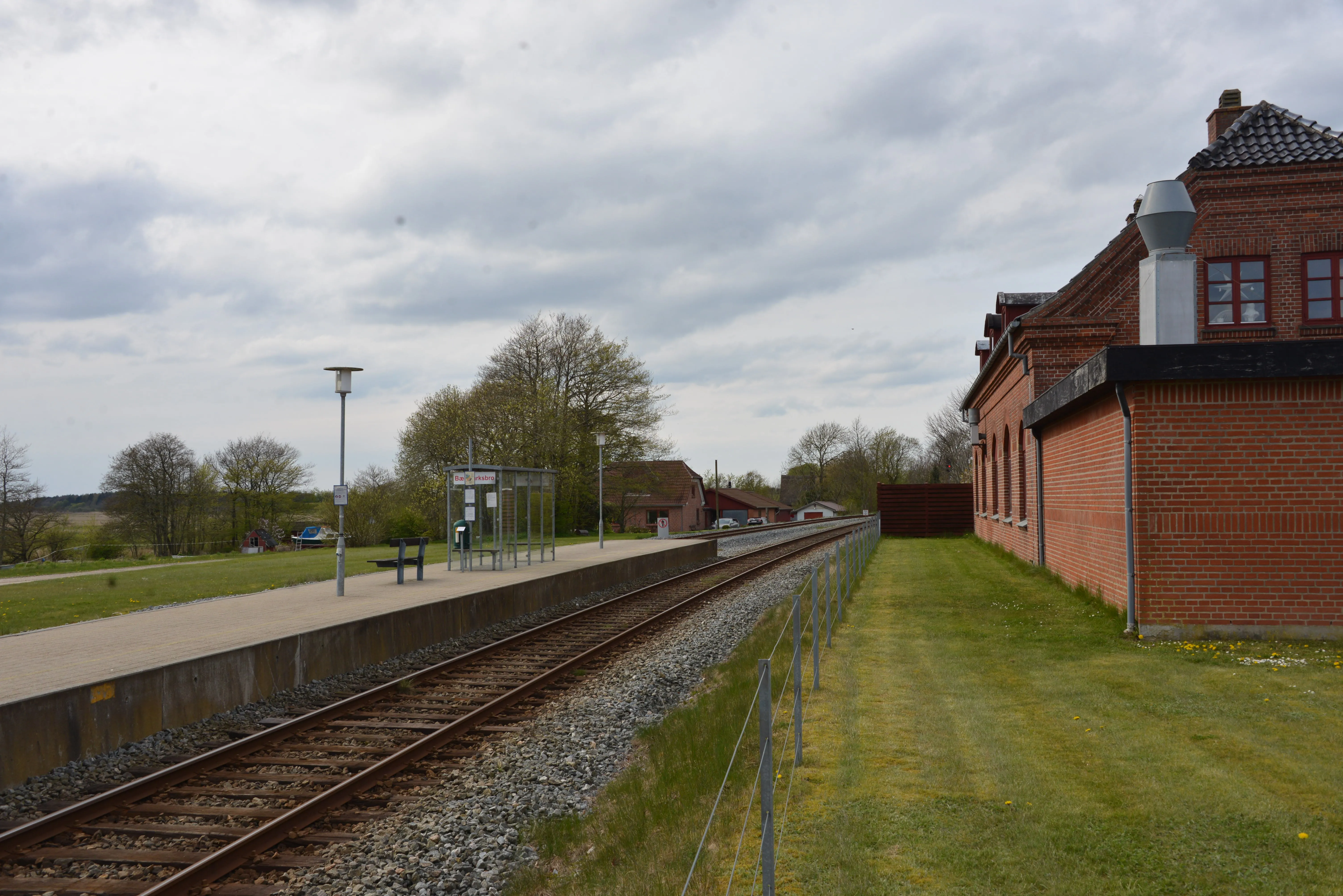 Billede af Bækmarksbro Station. Billede af Bækmarksbro Station.