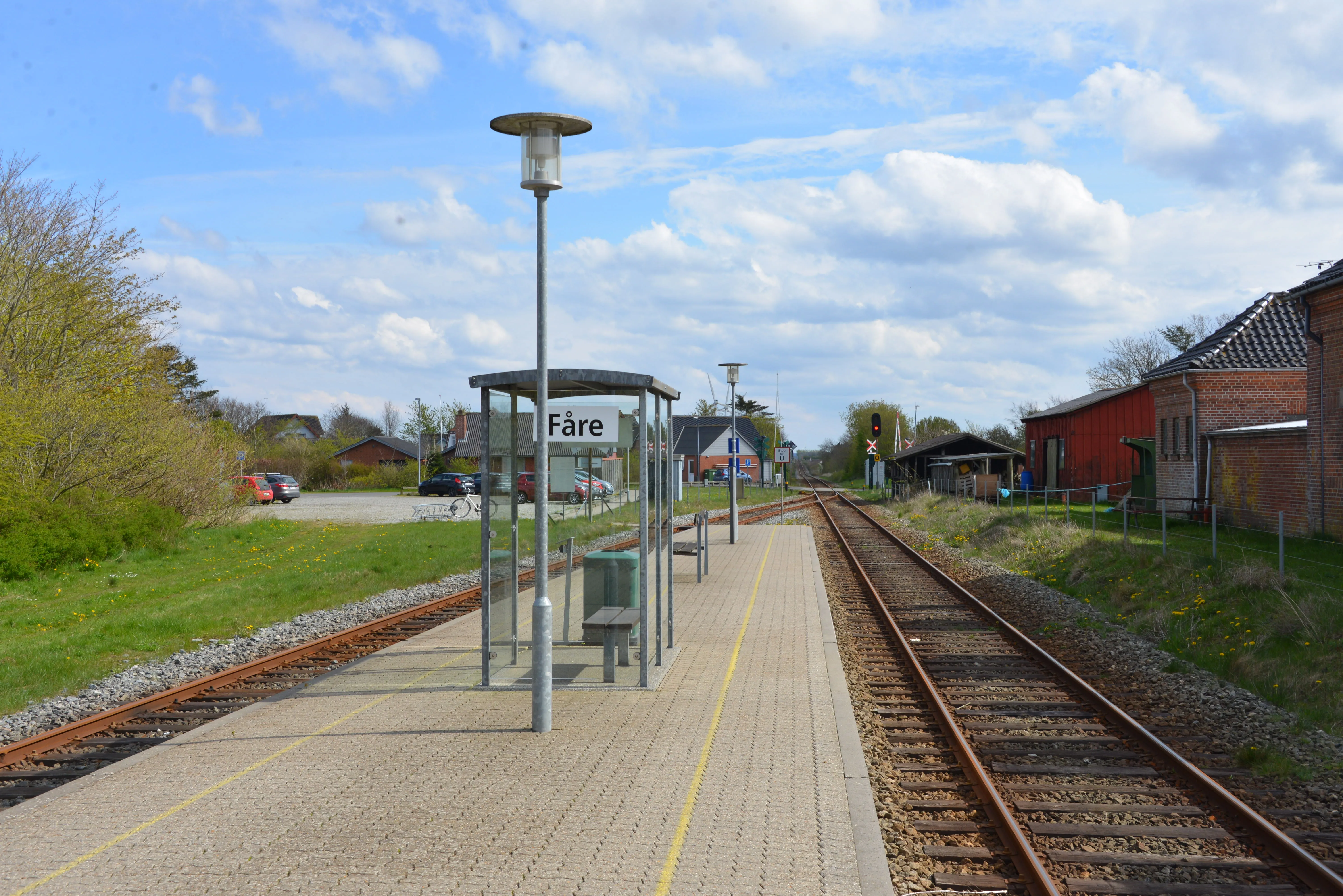 Billede af Fåre Station.