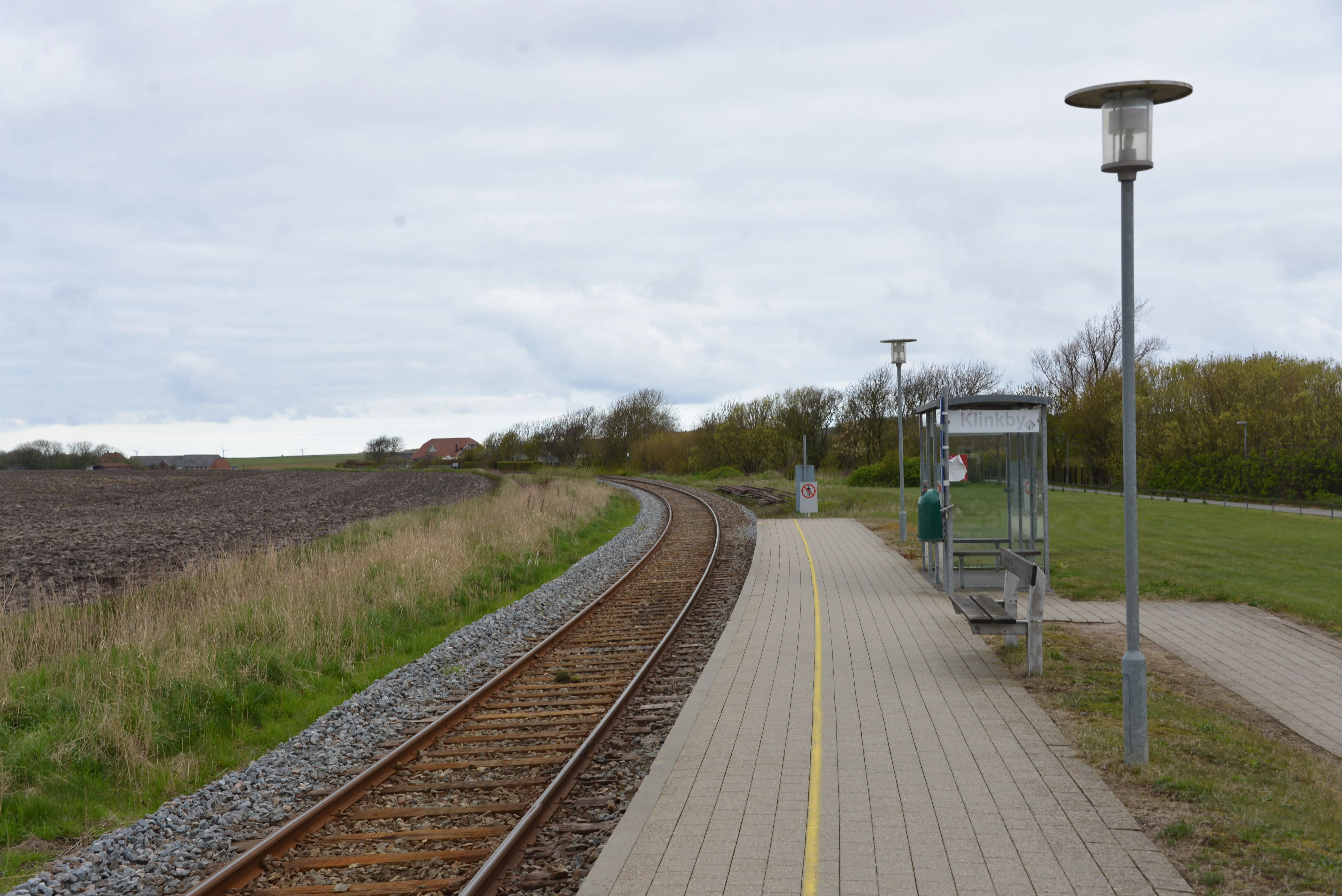 Billede af Klinkby Station.