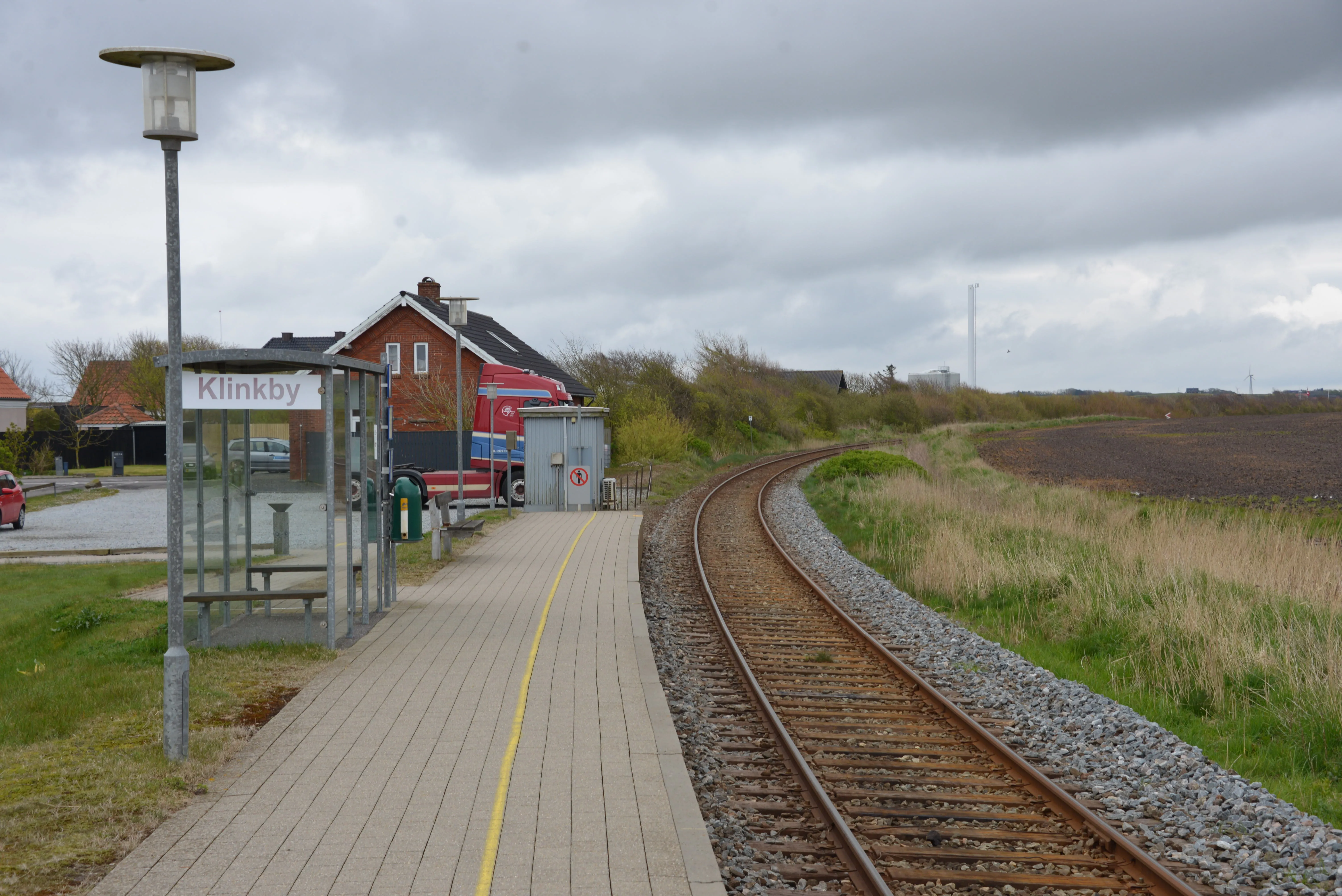 Billede af Klinkby Station.