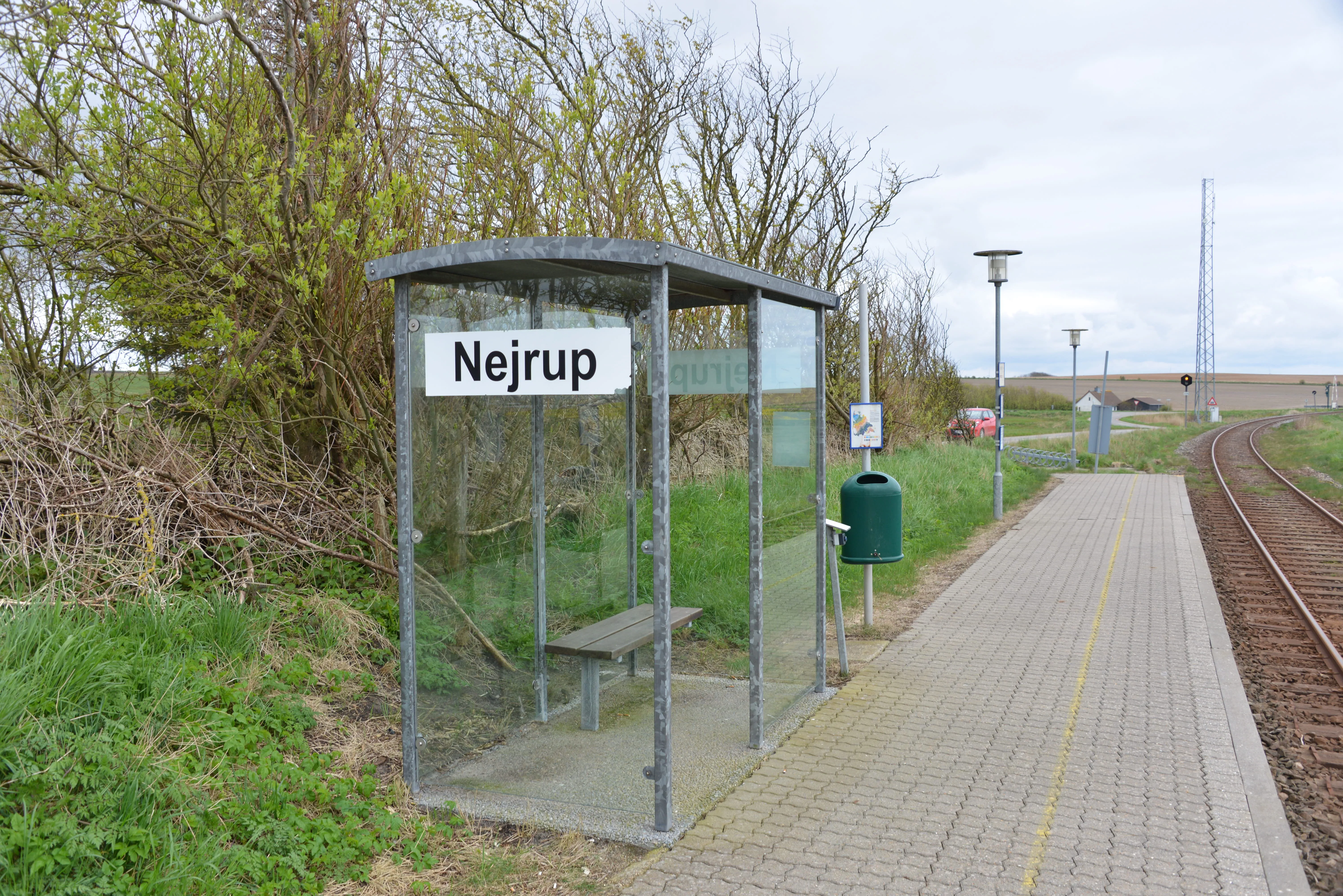 Billede af Nejrup Trinbræt. Billede af Nejrup Trinbræt.