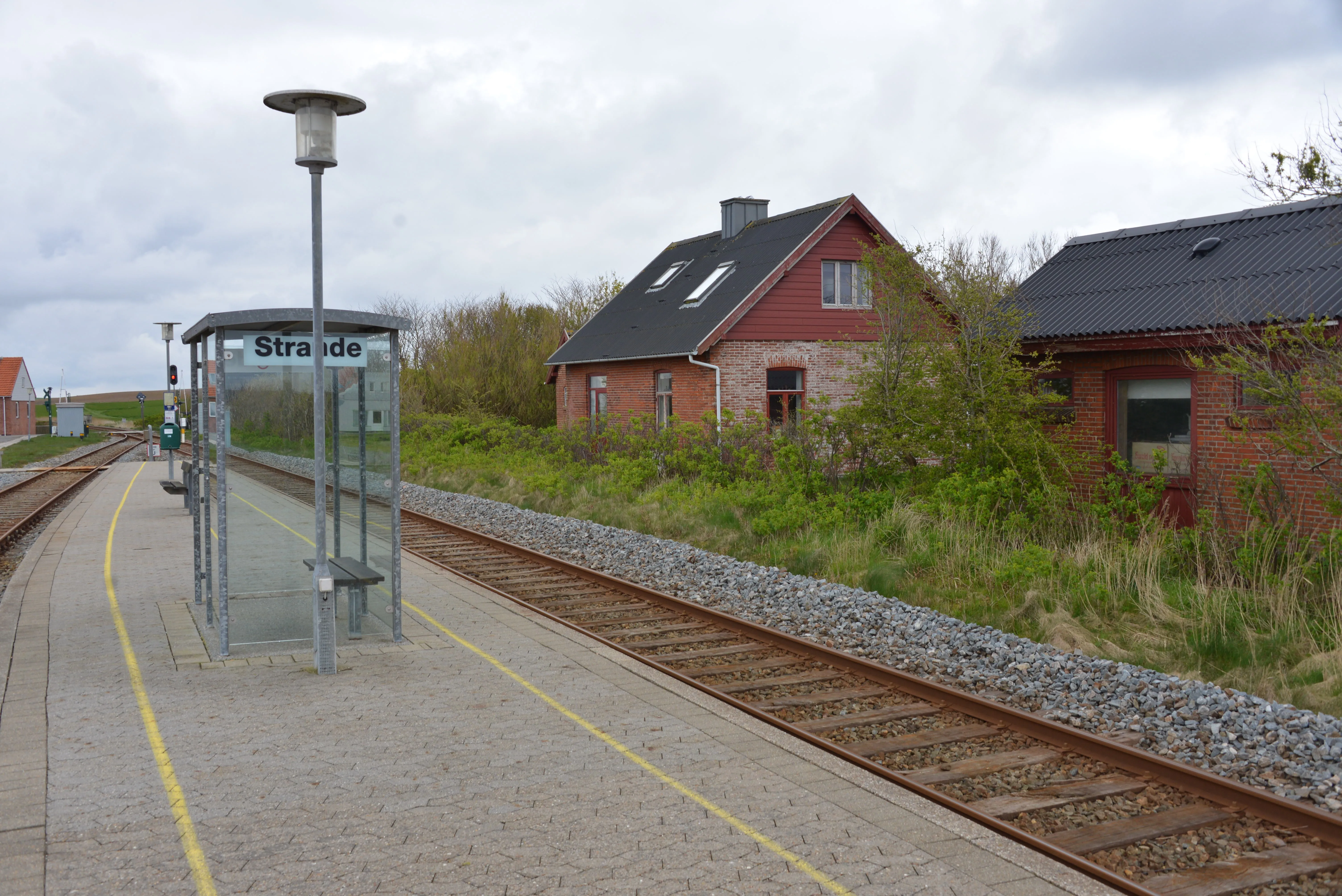 Billede af Strande Station.