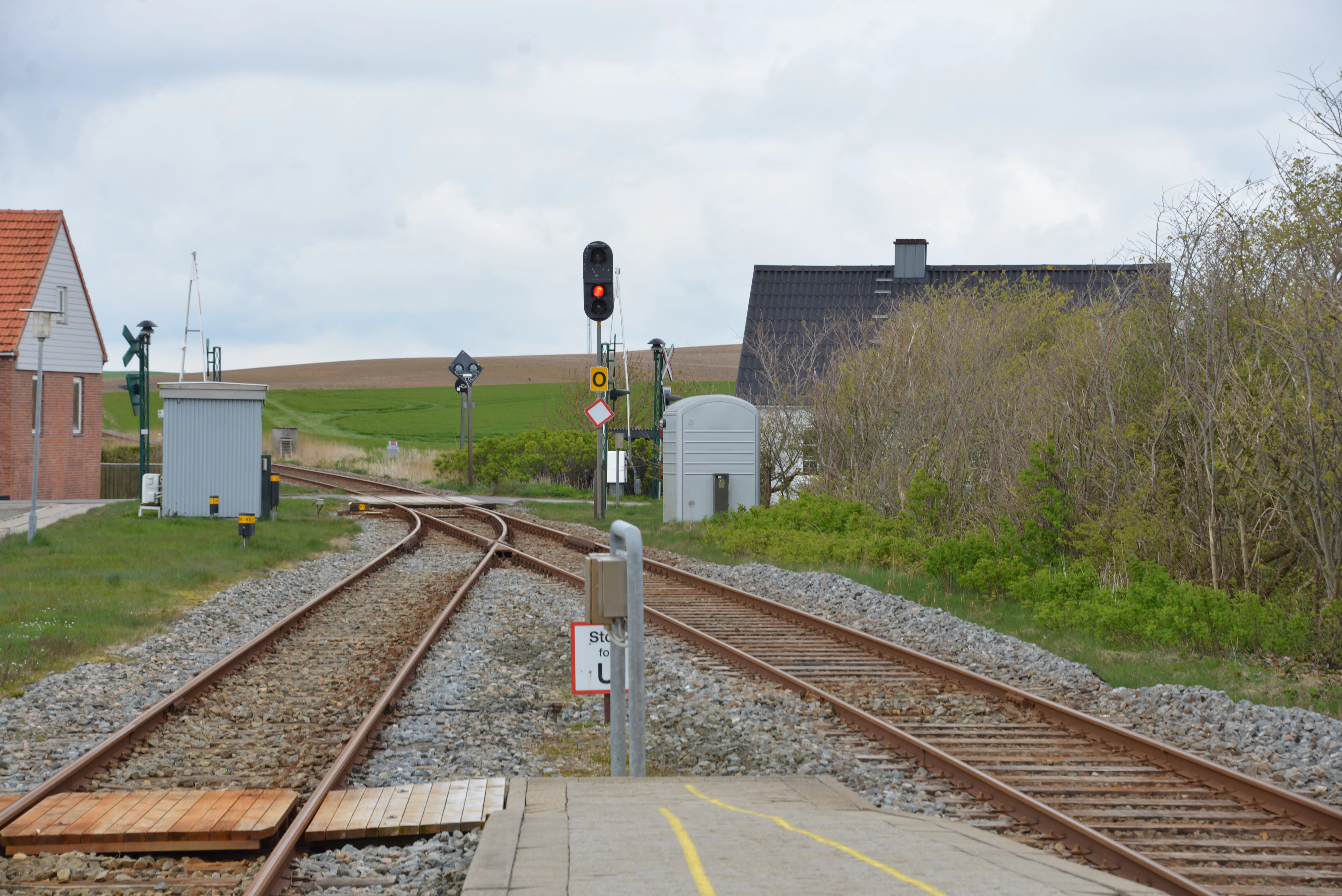 Billede af Strande Station.