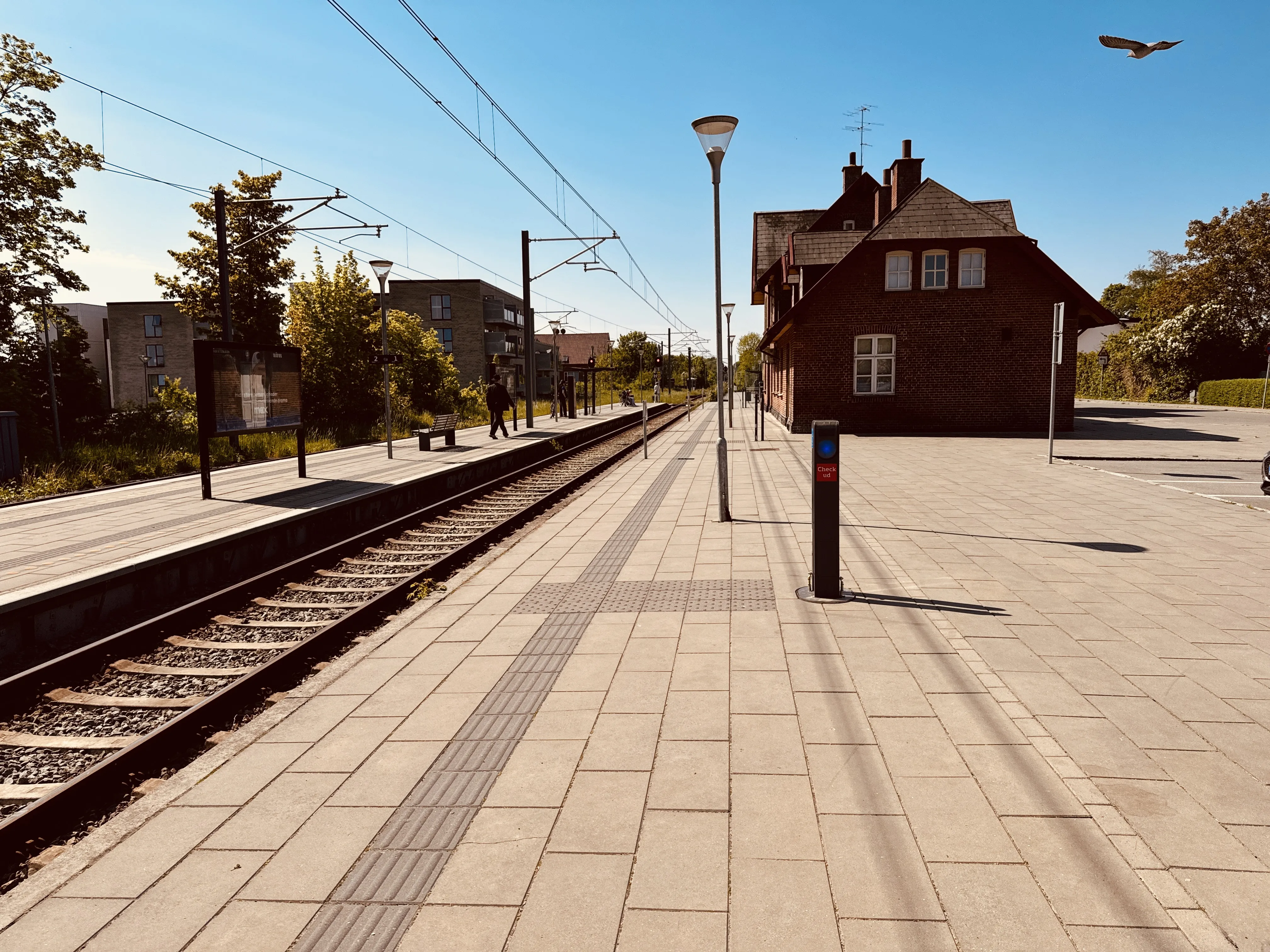 Billede af Hornslet Station. Billede af Hornslet Station.