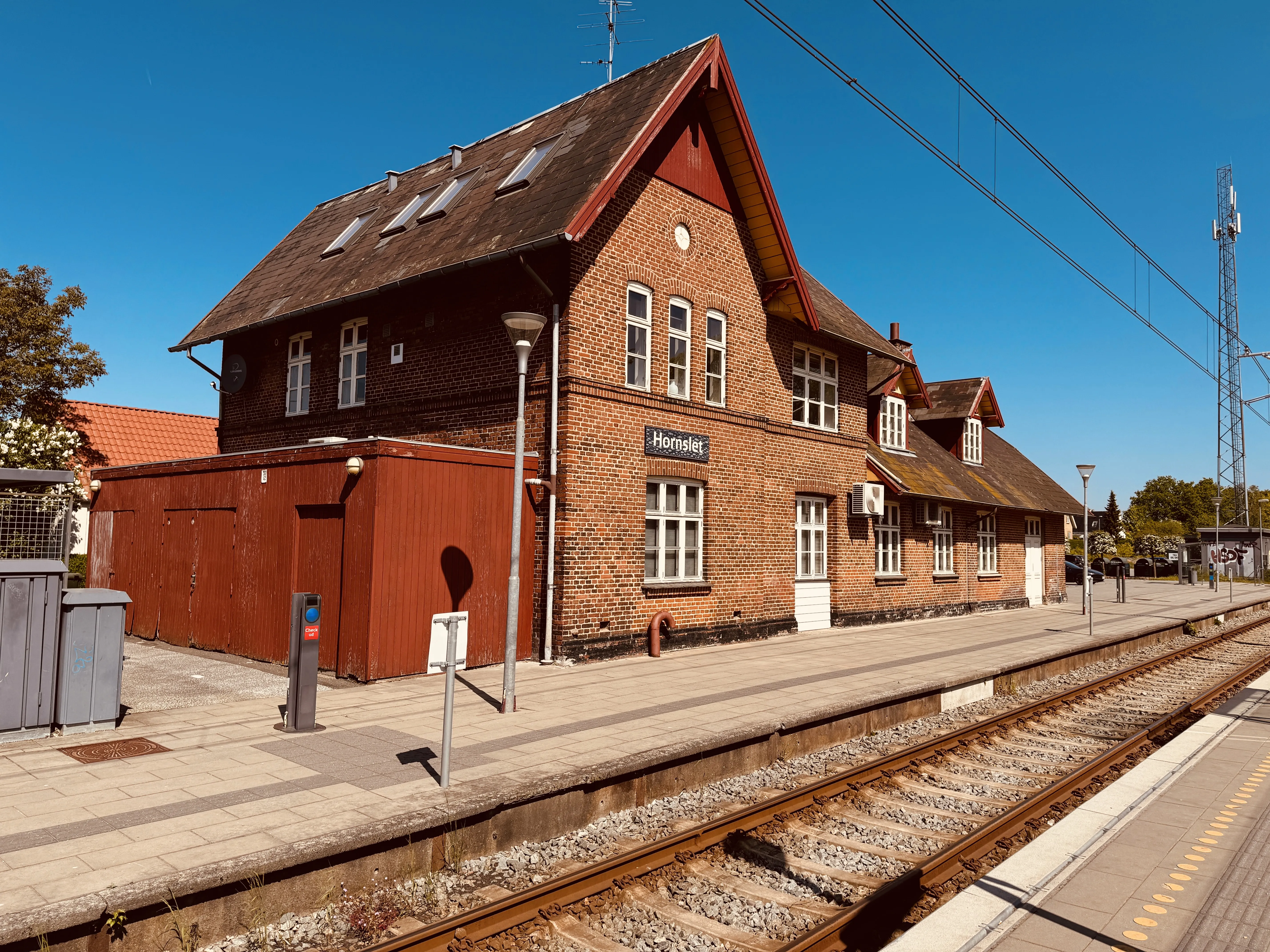 Billede af Hornslet Station. Billede af Hornslet Station.