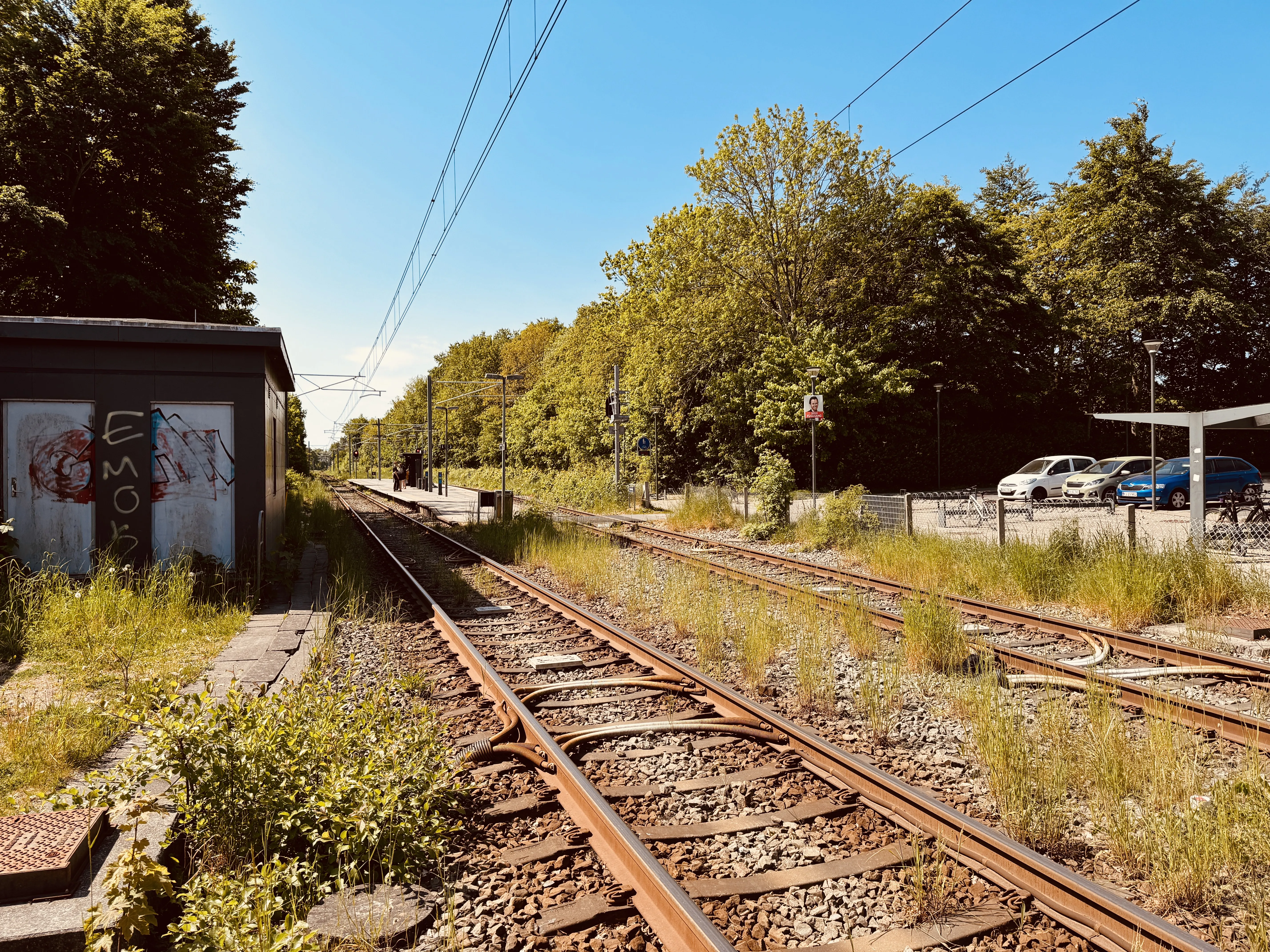 Billede af Skødstrup Billetsalgssted - Billetsalgssted er nedrevet, men Skødstrup Billetsalgssted har ligget her. Billede af Skødstrup Billetsalgssted - Billetsalgssted er nedrevet, men Skødstrup Billetsalgssted har ligget her.