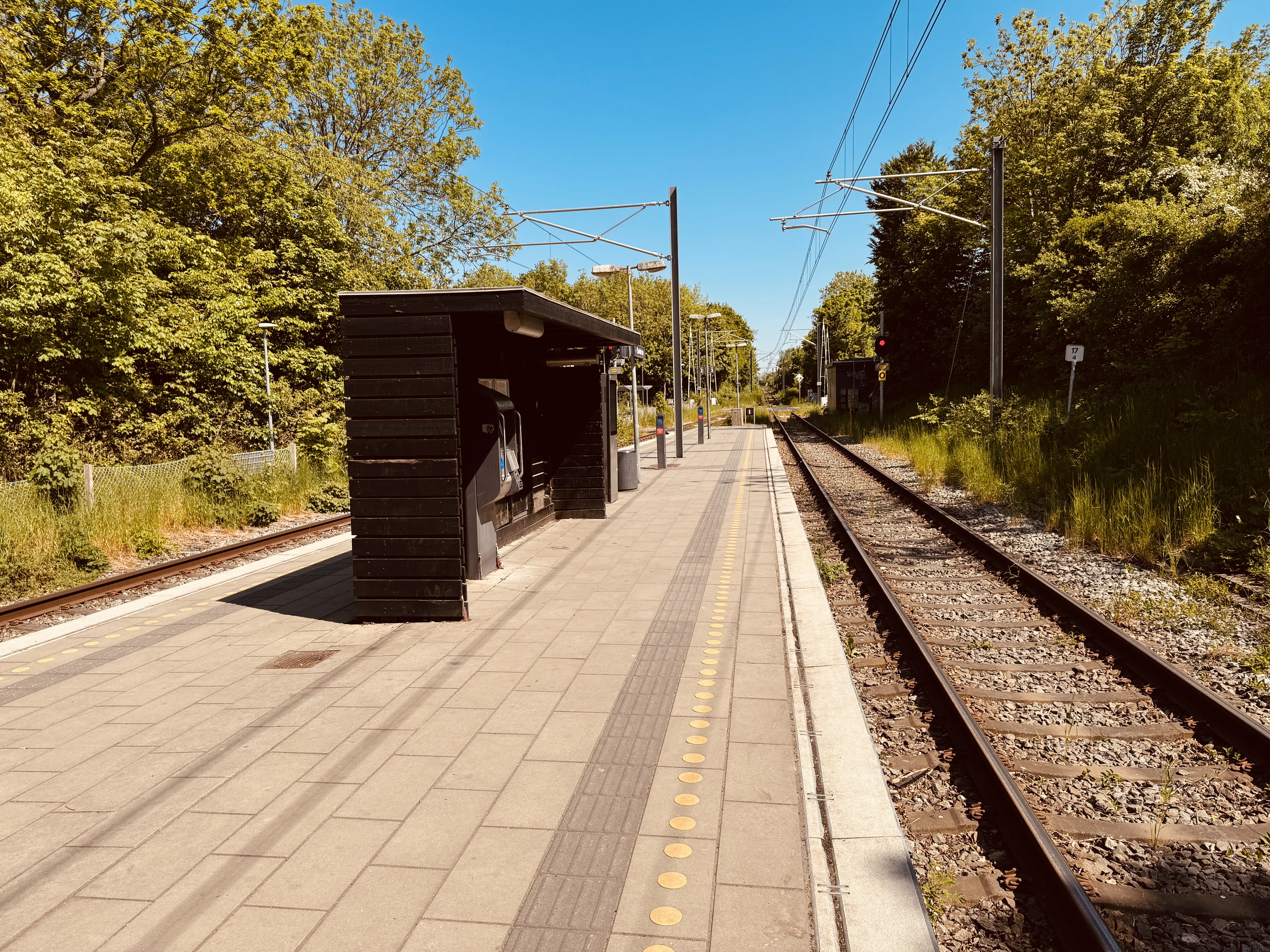 Billede af Skødstrup Trinbræt. Billede af Skødstrup Trinbræt.