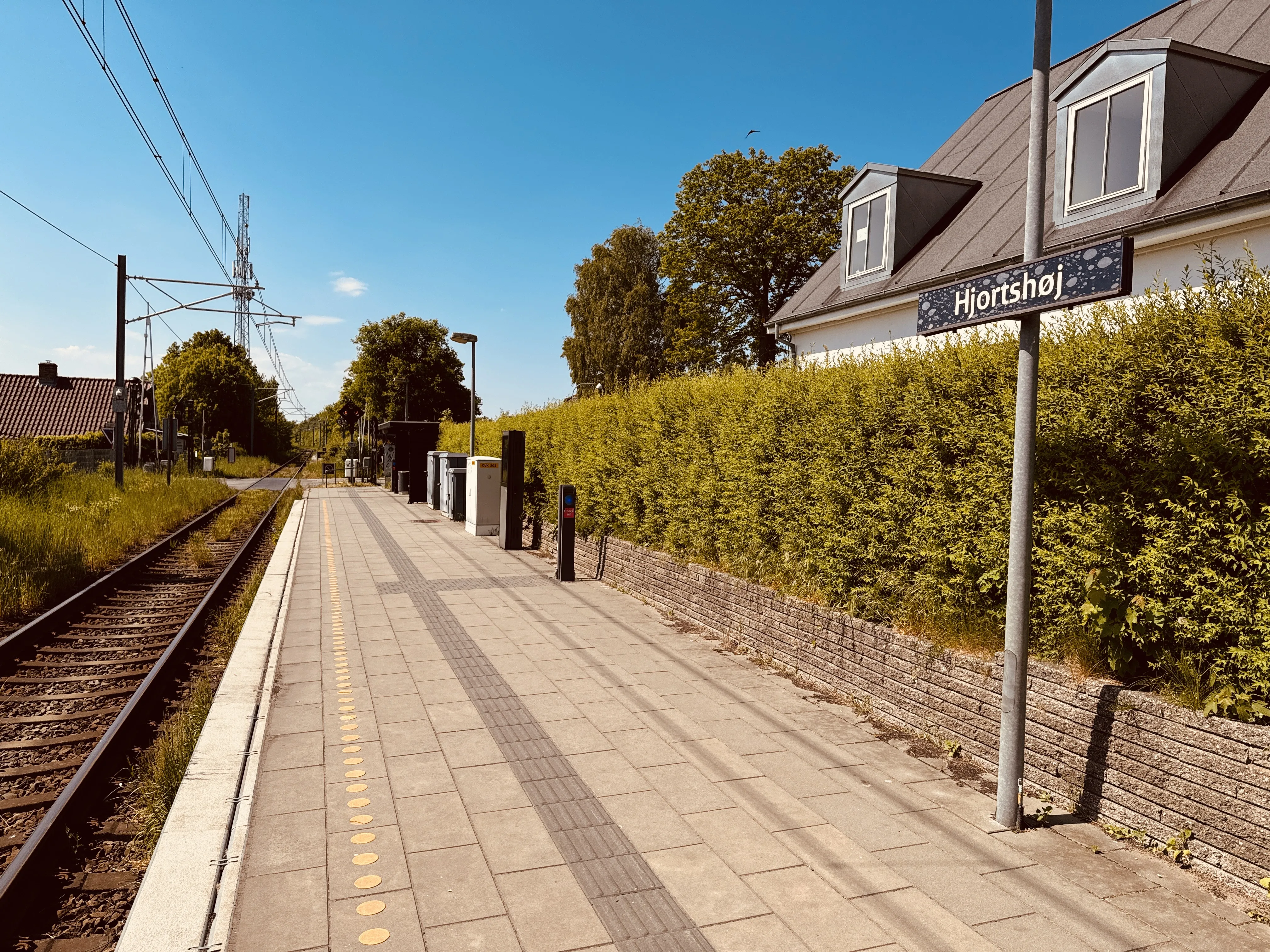 Billede af Hjortshøj Station - Station er nedrevet, men Hjortshøj Station har ligget her. Billede af Hjortshøj Station - Station er nedrevet, men Hjortshøj Station har ligget her.