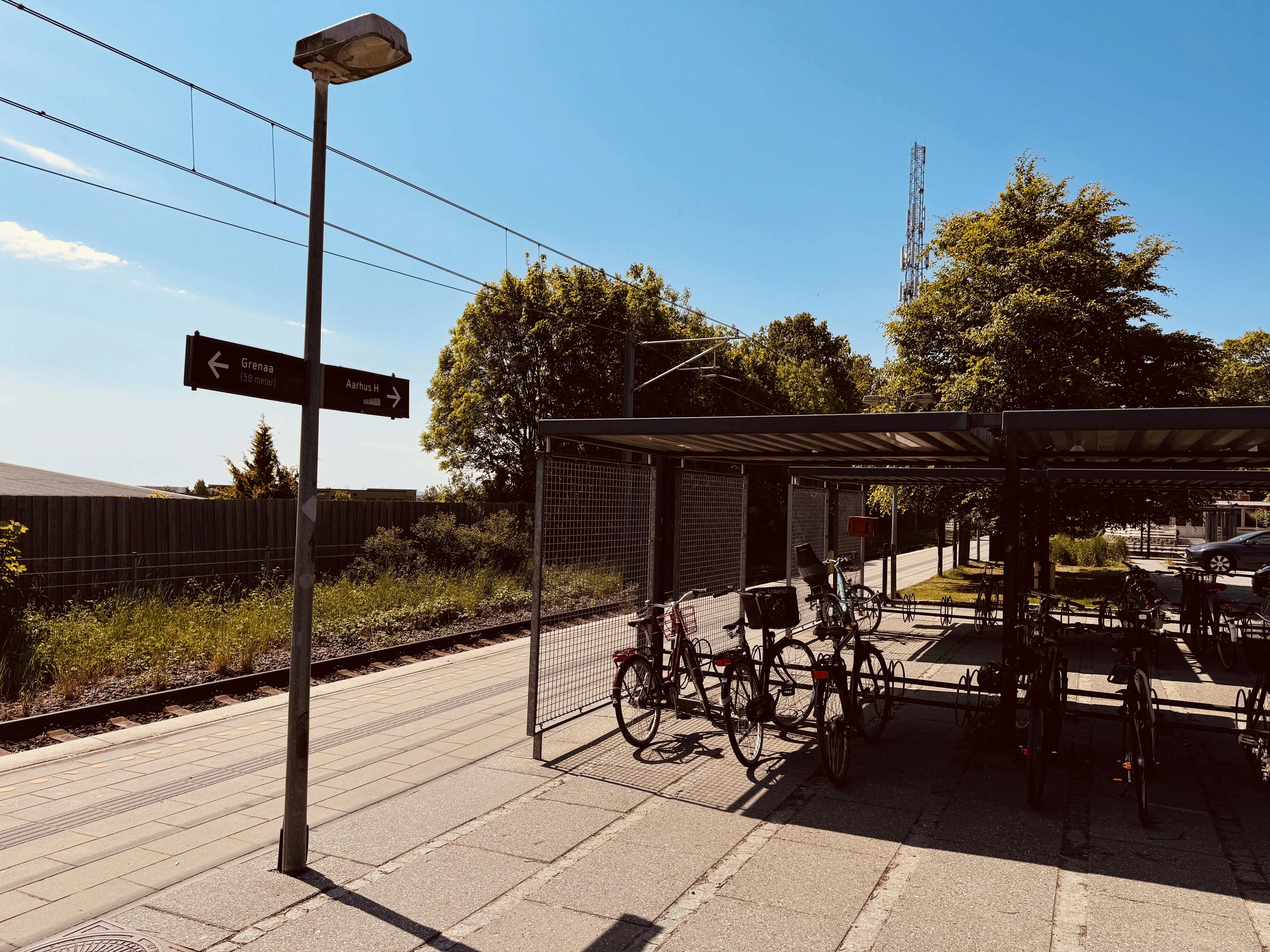 Billede af Hjortshøj Station - Station er nedrevet, men Hjortshøj Station har ligget her. Billede af Hjortshøj Station - Station er nedrevet, men Hjortshøj Station har ligget her.