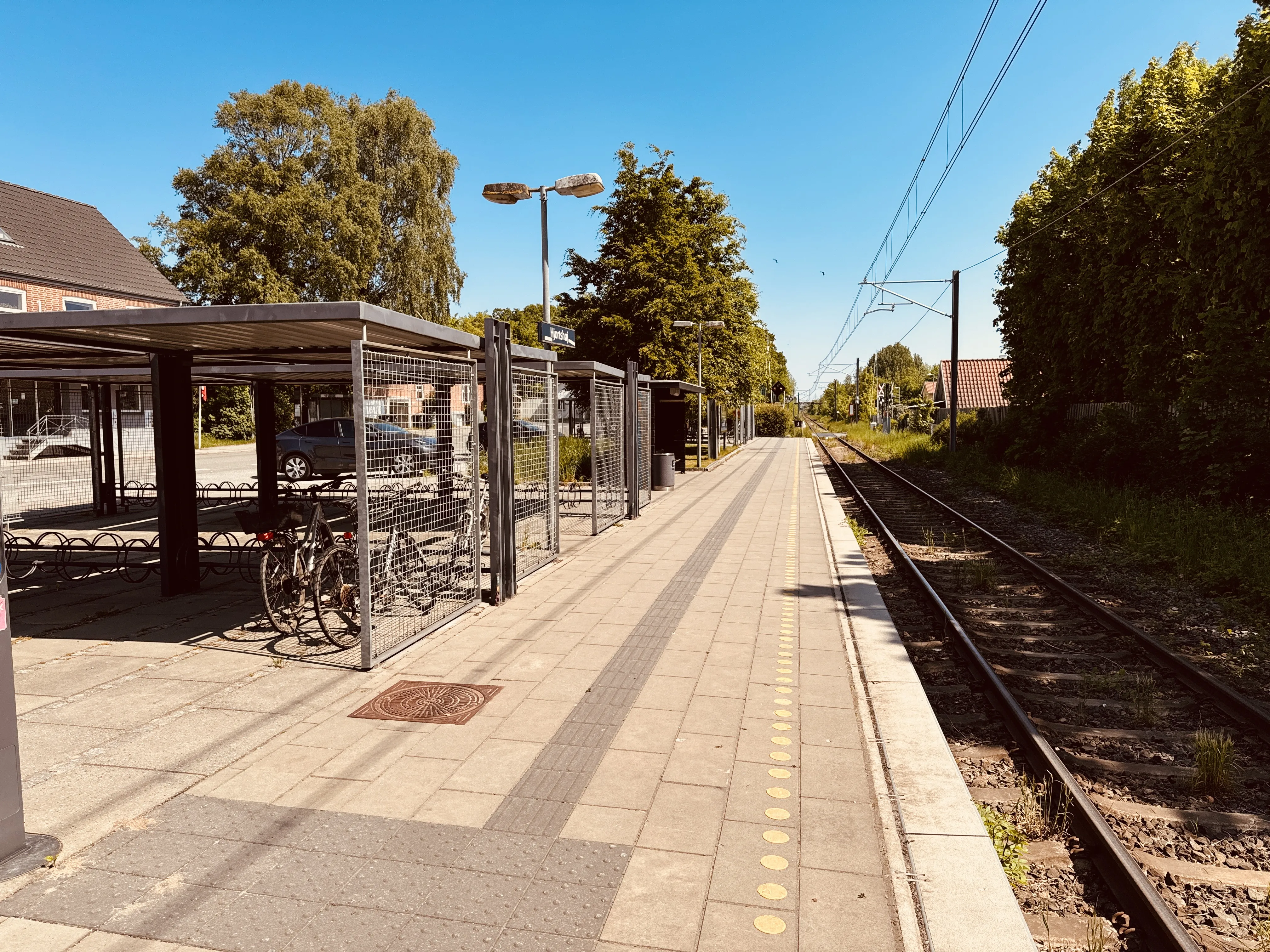 Billede af Hjortshøj Station - Station er nedrevet, men Hjortshøj Station har ligget her. Billede af Hjortshøj Station - Station er nedrevet, men Hjortshøj Station har ligget her.