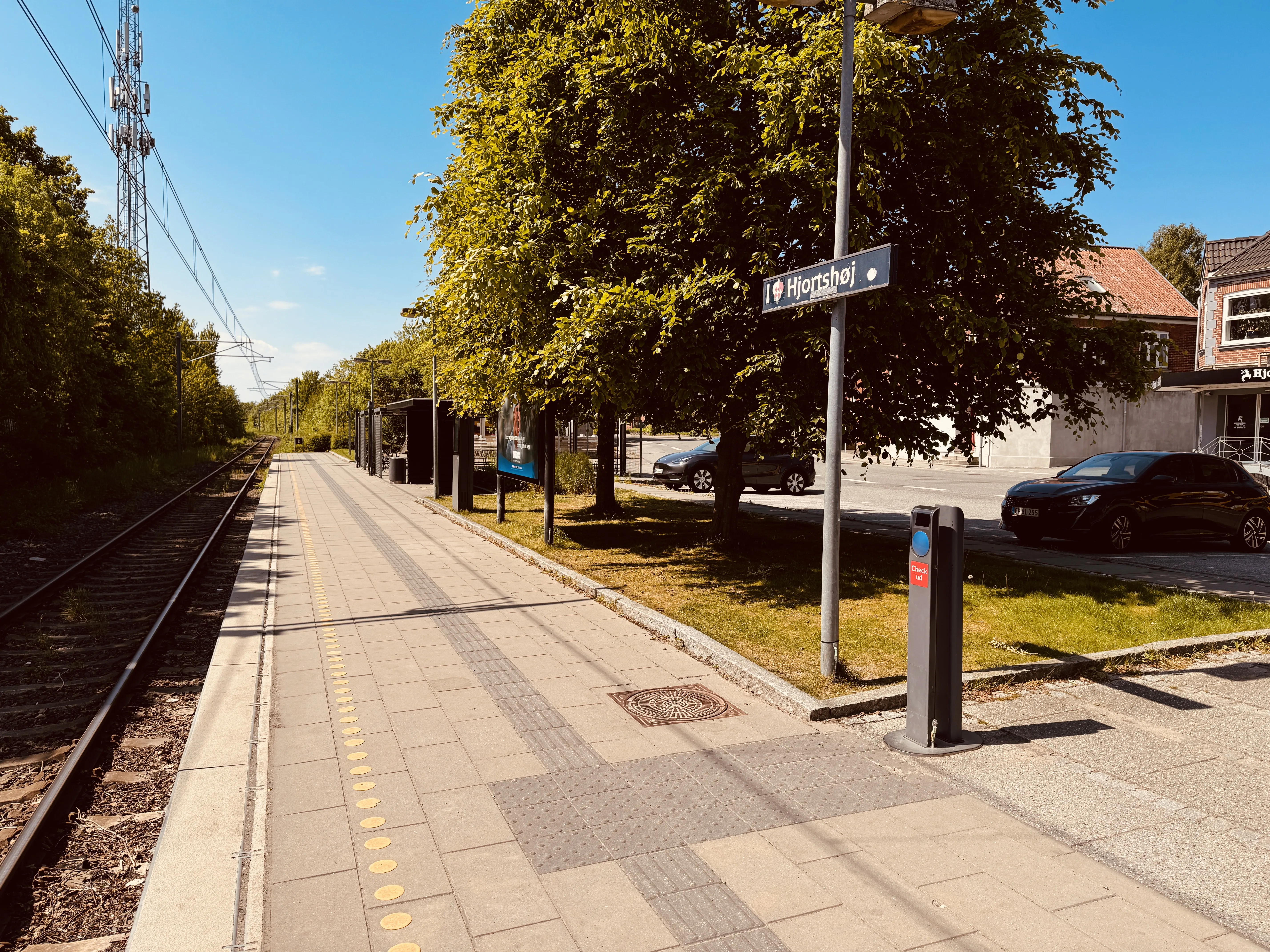 Billede af Hjortshøj Letbanestation. Billede af Hjortshøj Letbanestation.