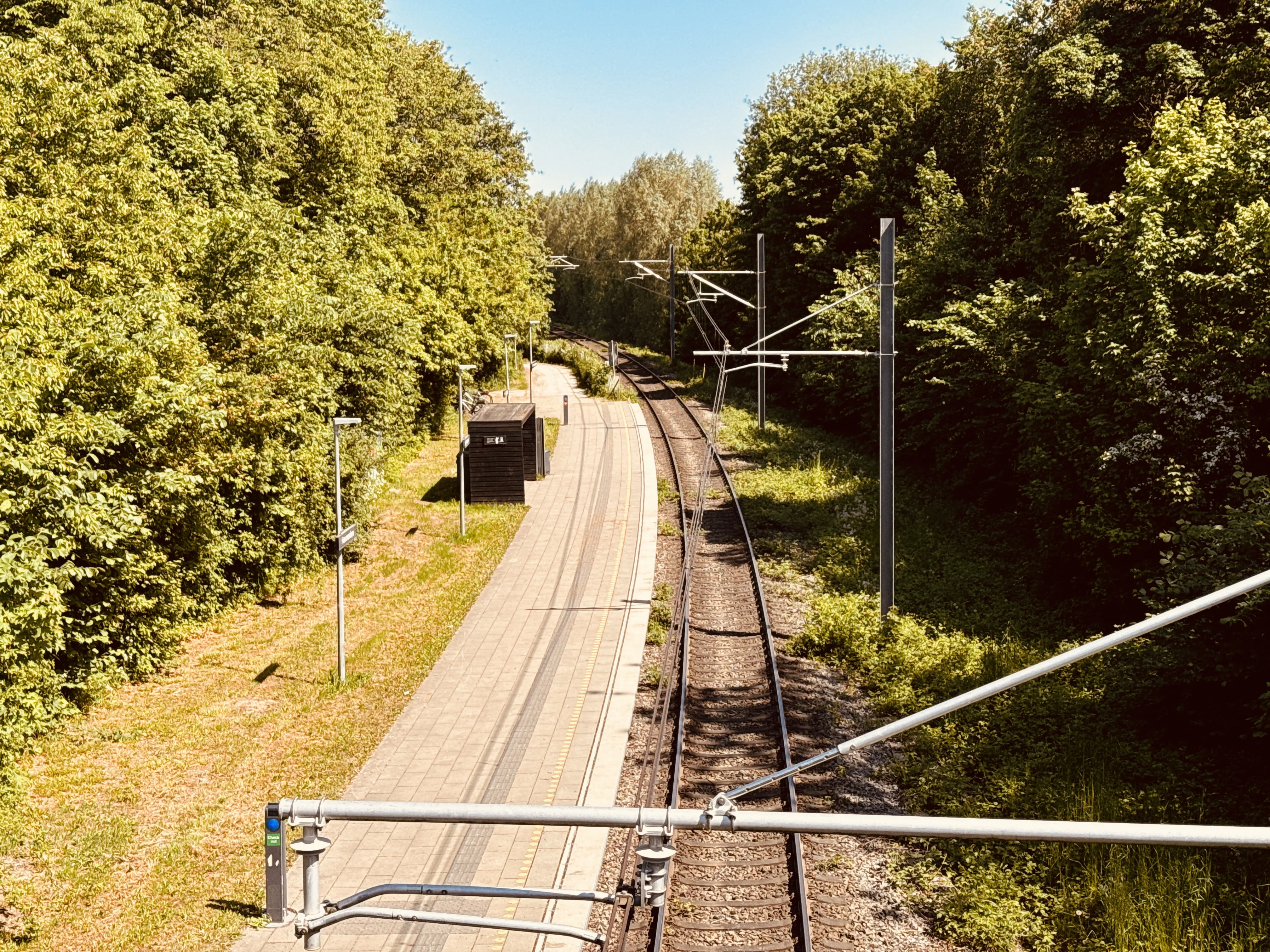 Billede af Hovmarken Trinbræt. Billede af Hovmarken Trinbræt.