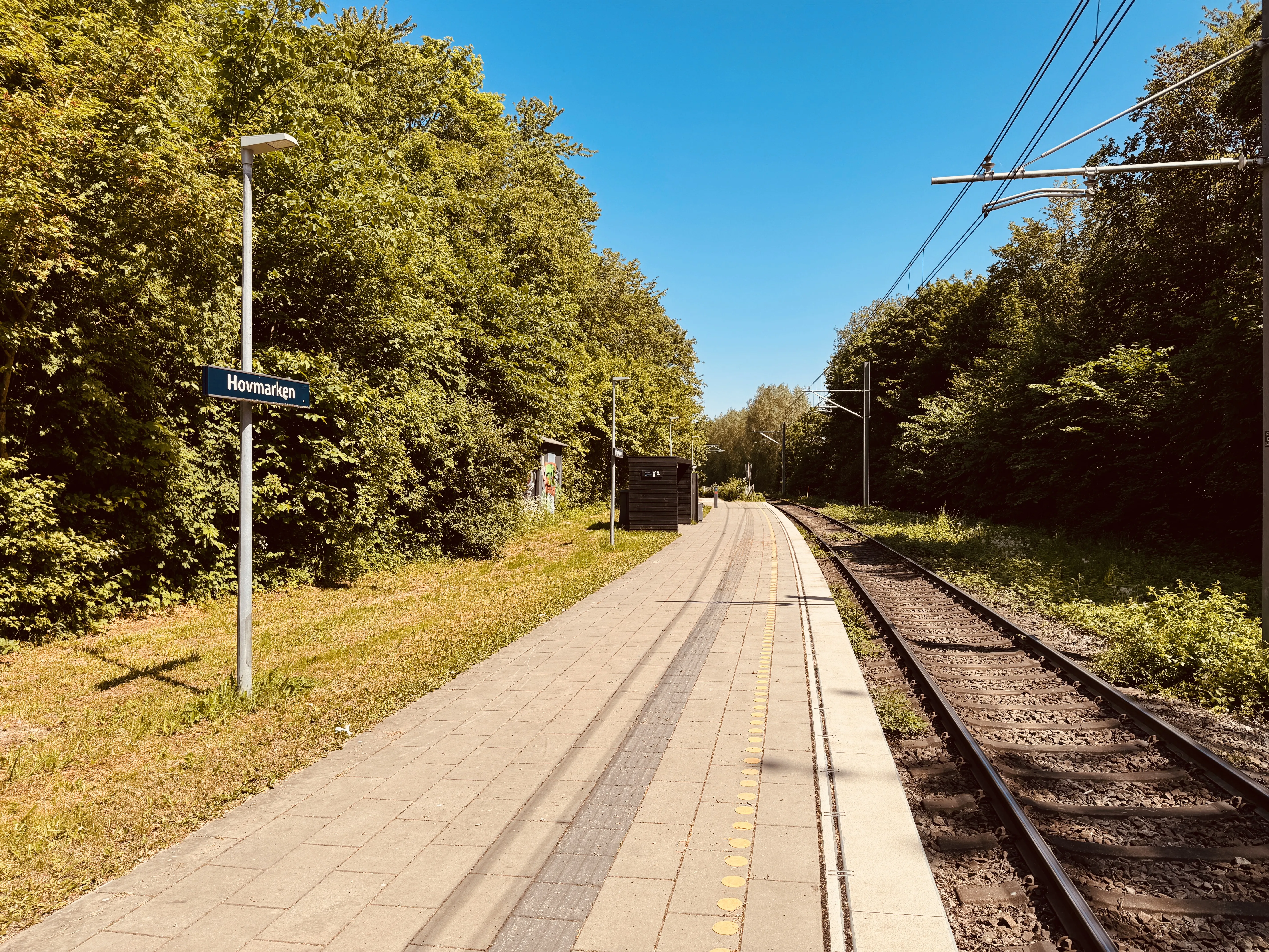 Billede af Hovmarken Trinbræt. Billede af Hovmarken Trinbræt.