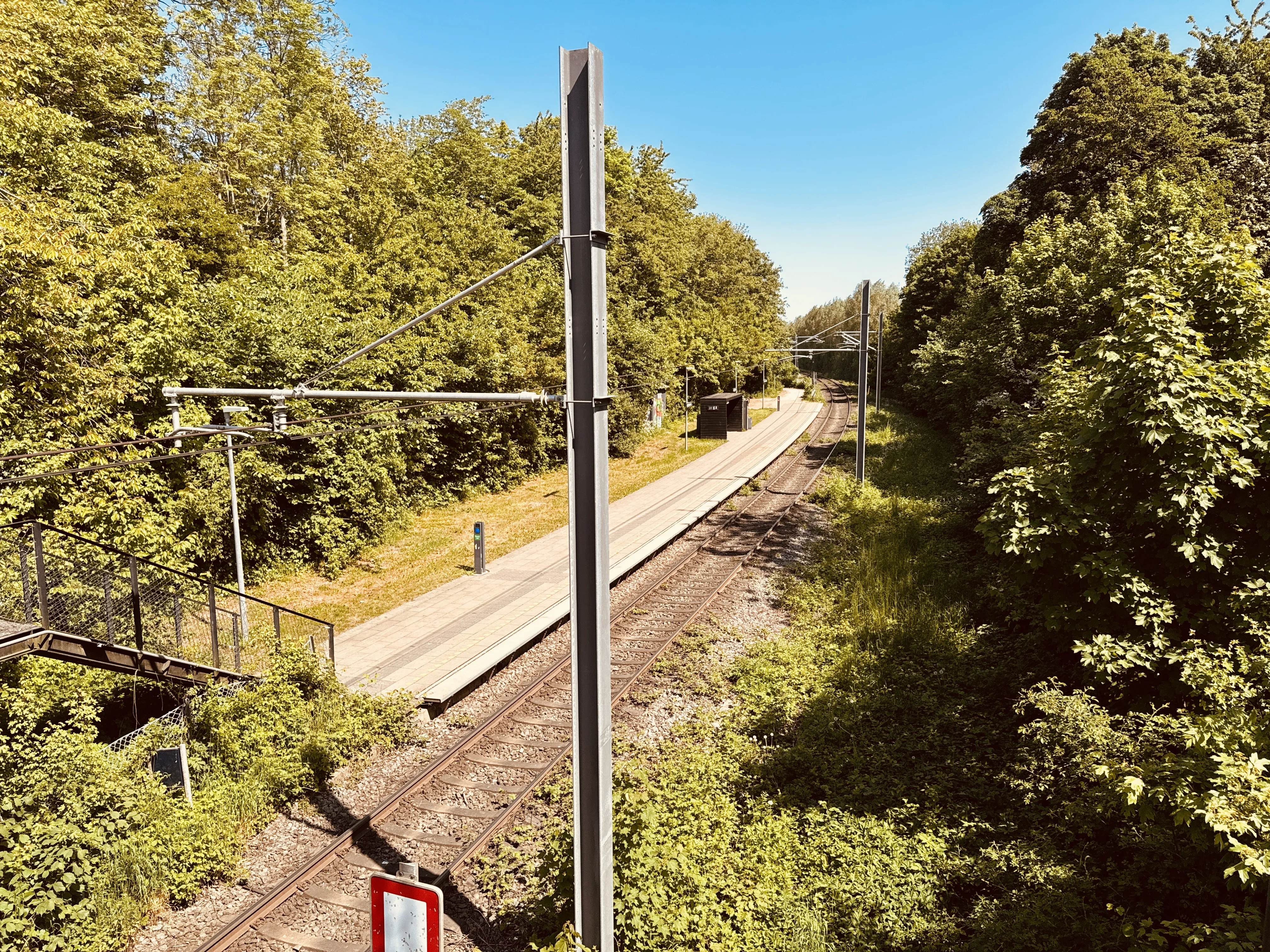 Billede af Hovmarken Letbanestation. Billede af Hovmarken Letbanestation.