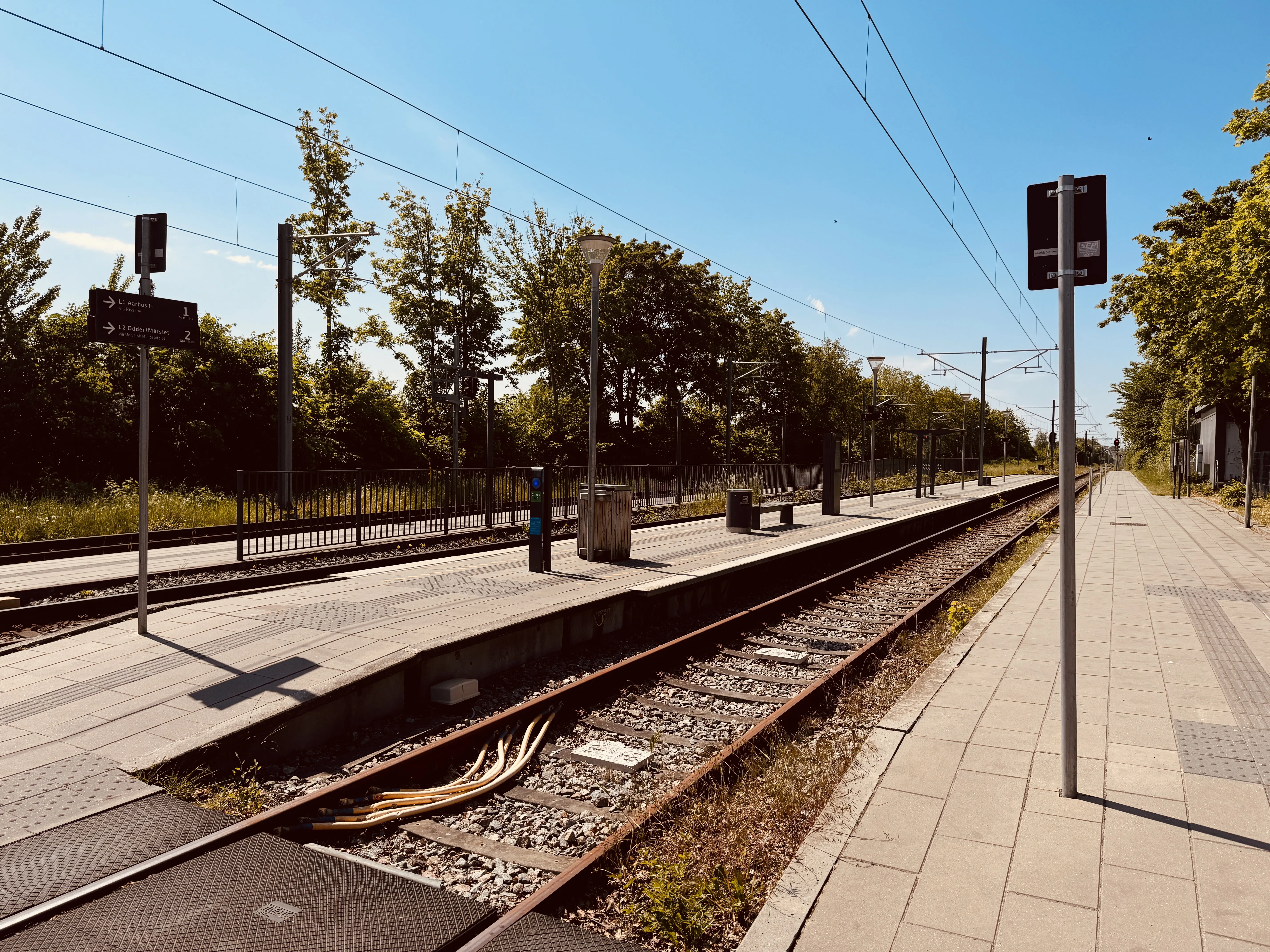 Billede af Lystrup Trinbræt. Billede af Lystrup Trinbræt.