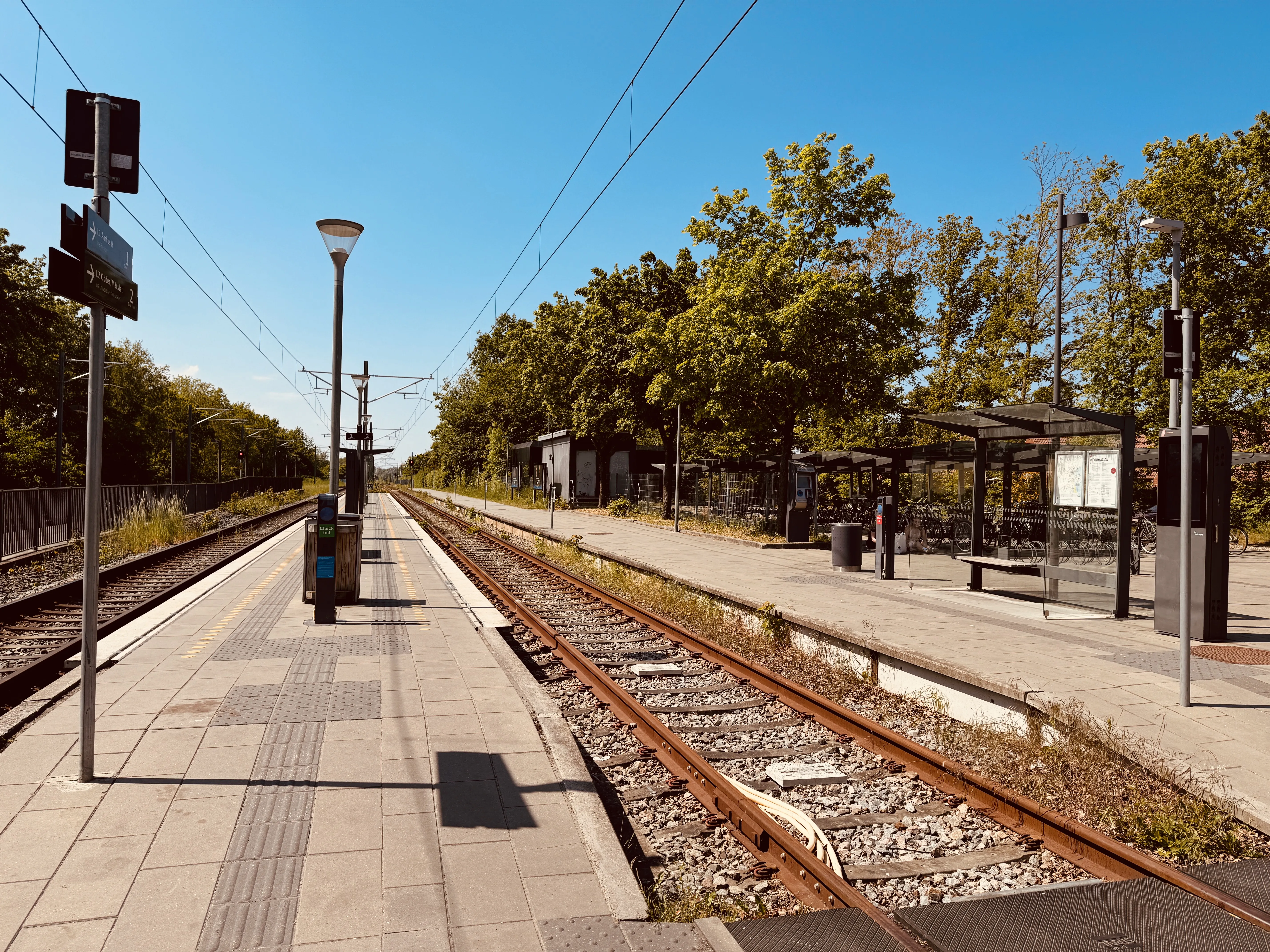 Billede af Lystrup Letbanestation. Billede af Lystrup Letbanestation.