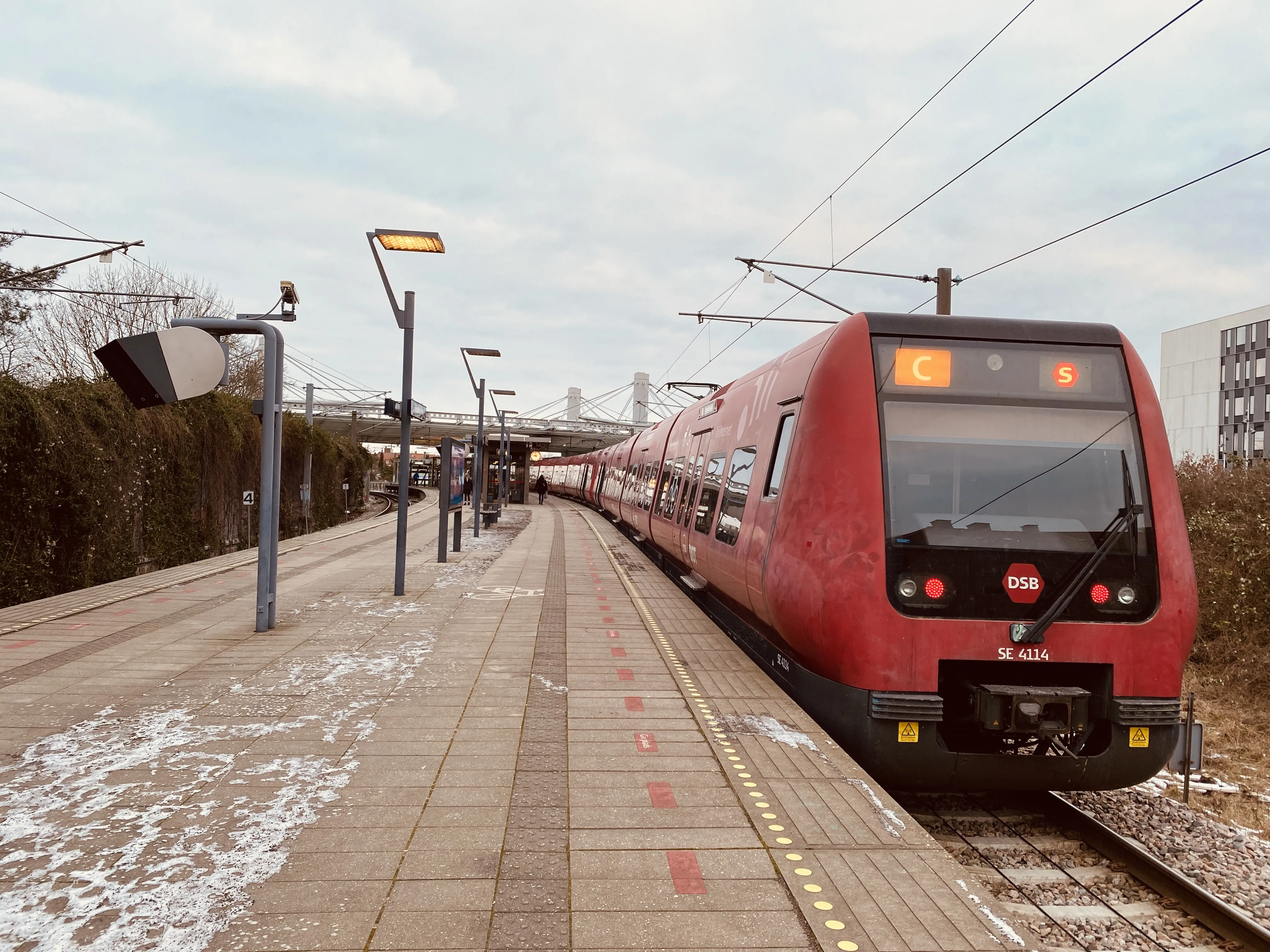 Billede af DSB SE 4114 fotograferet ud for Flintholm Station. Billede af DSB SE 4114 fotograferet ud for Flintholm Station.