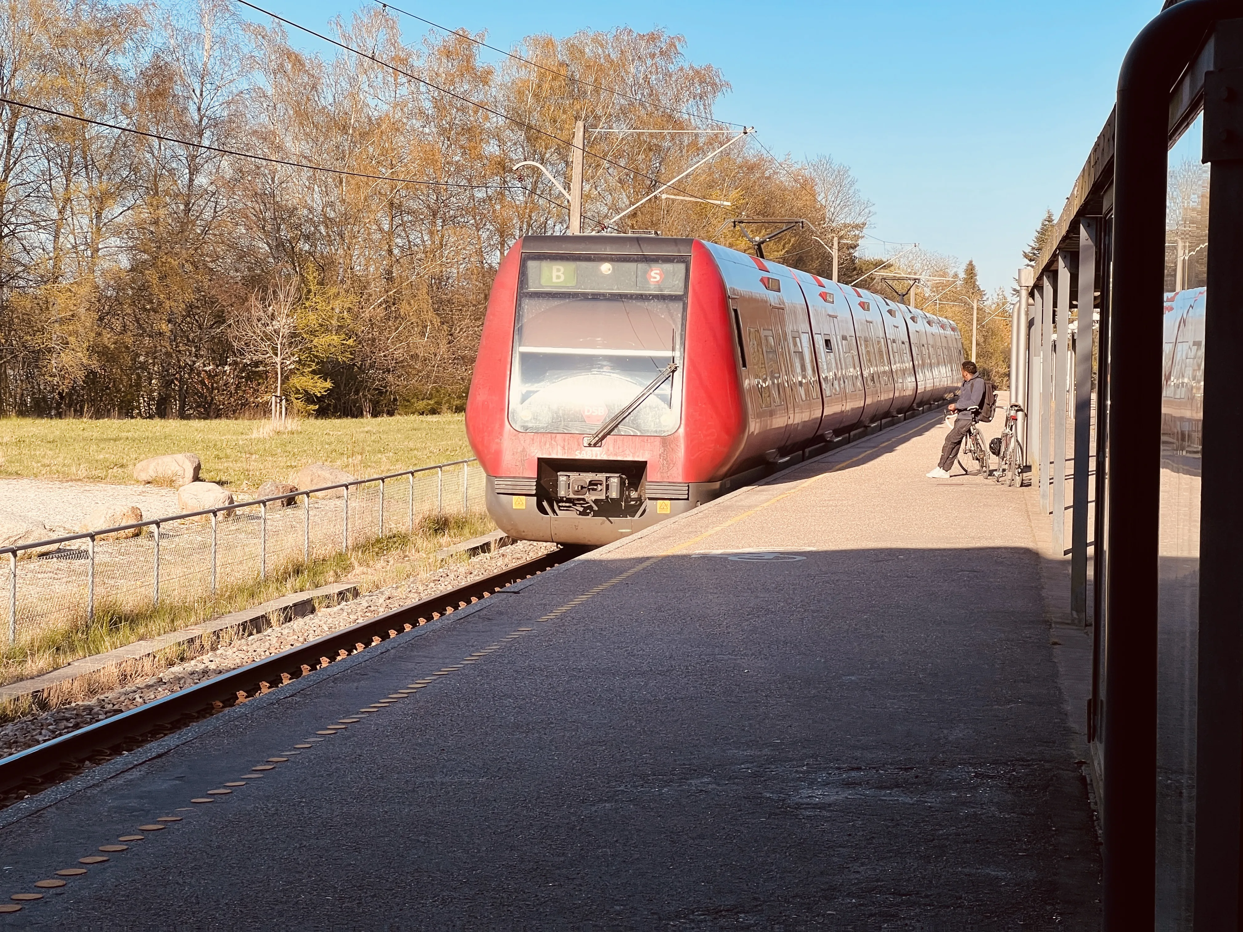 Billede af DSB SA 8114 fotograferet ud for Skovbrynet S-togstrinbræt. Billede af DSB SA 8114 fotograferet ud for Skovbrynet S-togstrinbræt.